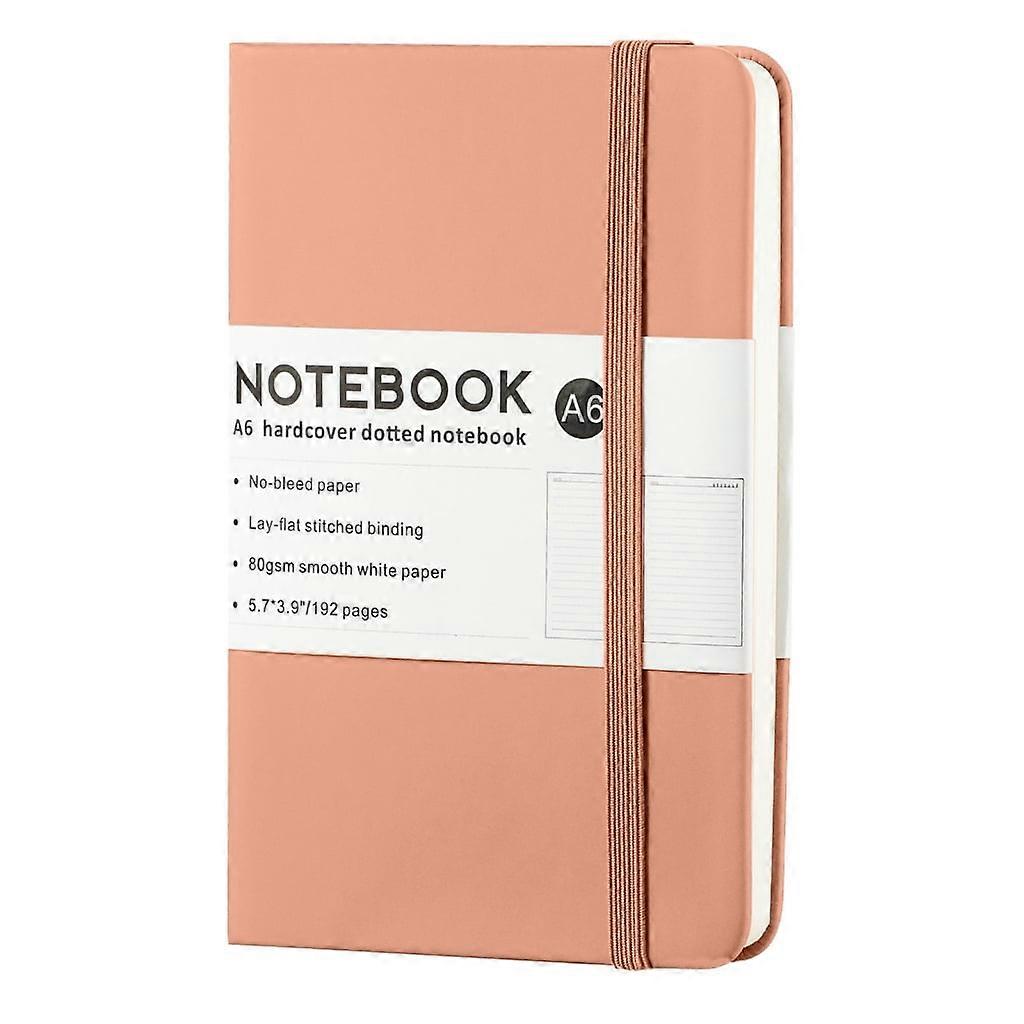 PU Notebook Business Notepad Journal with Elastic Strap Closure Pen Slot