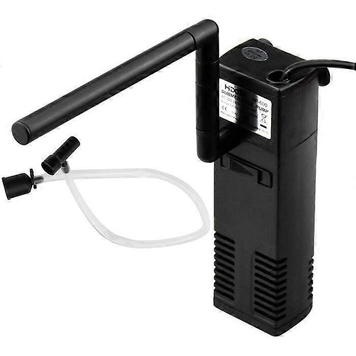 Internal Filter for Aquarium 3 W/4 W 20L-60L Adjustable Internal Filter with Filter Sponges, Simple Use and Maintenance