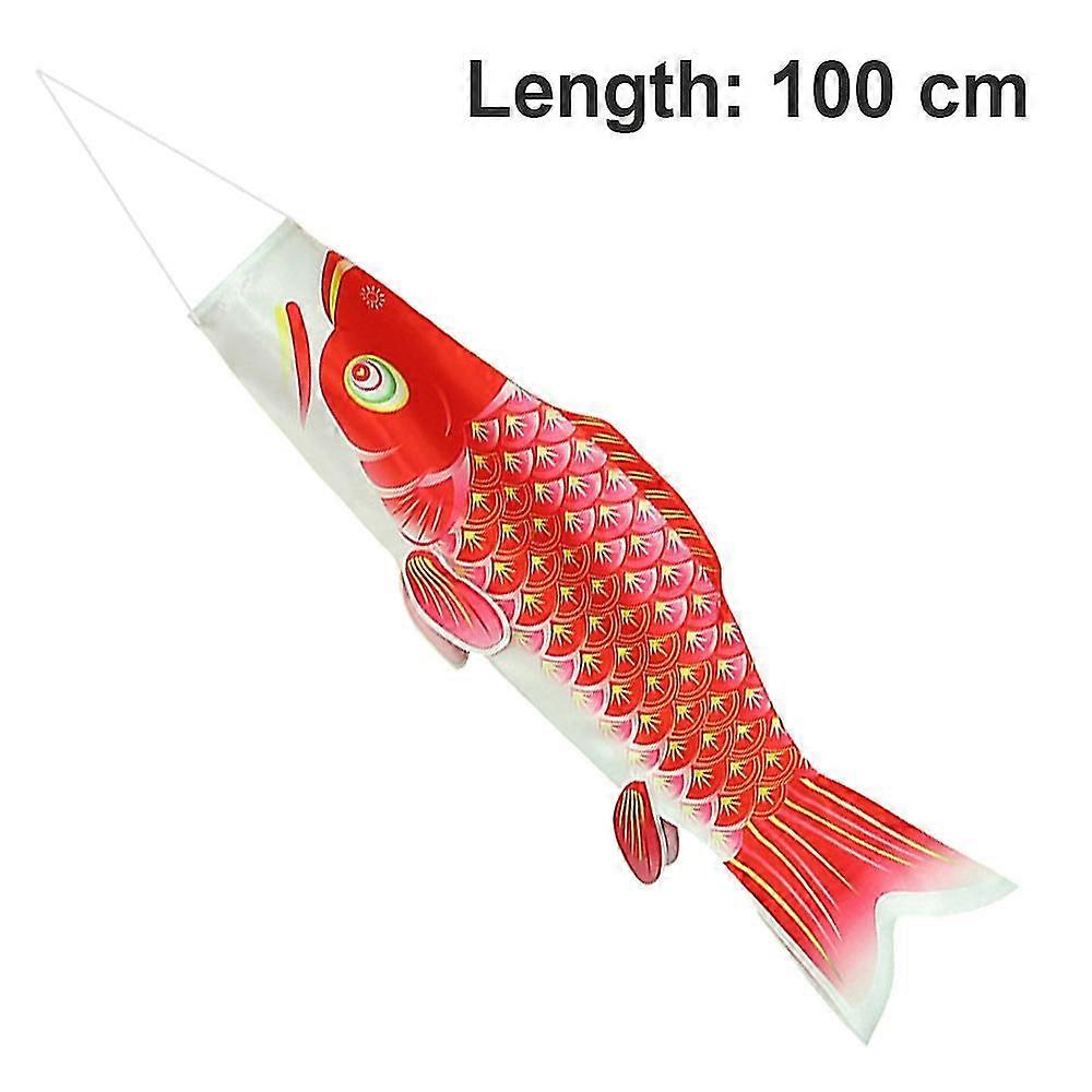1 Pcs Fish Windsock Carp Windsock Fish Flag Fish Wind Streamer Hanging