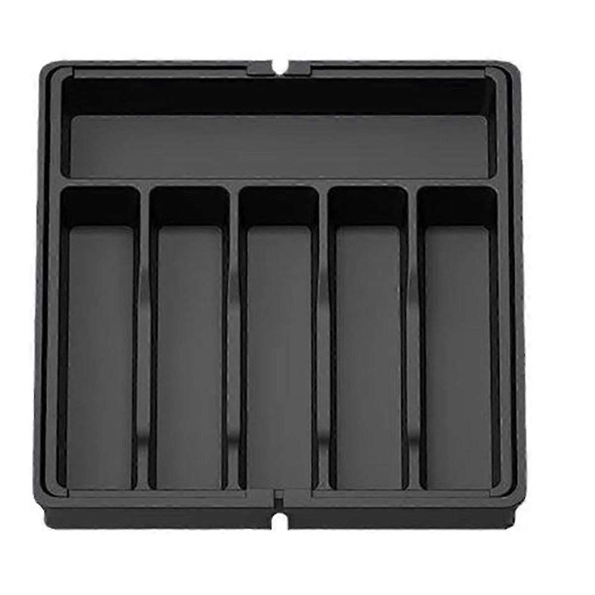 Expandable Cutlery Drawer Organizer for Silverware & Knife Sets - Kitchen Tray Storage Solution