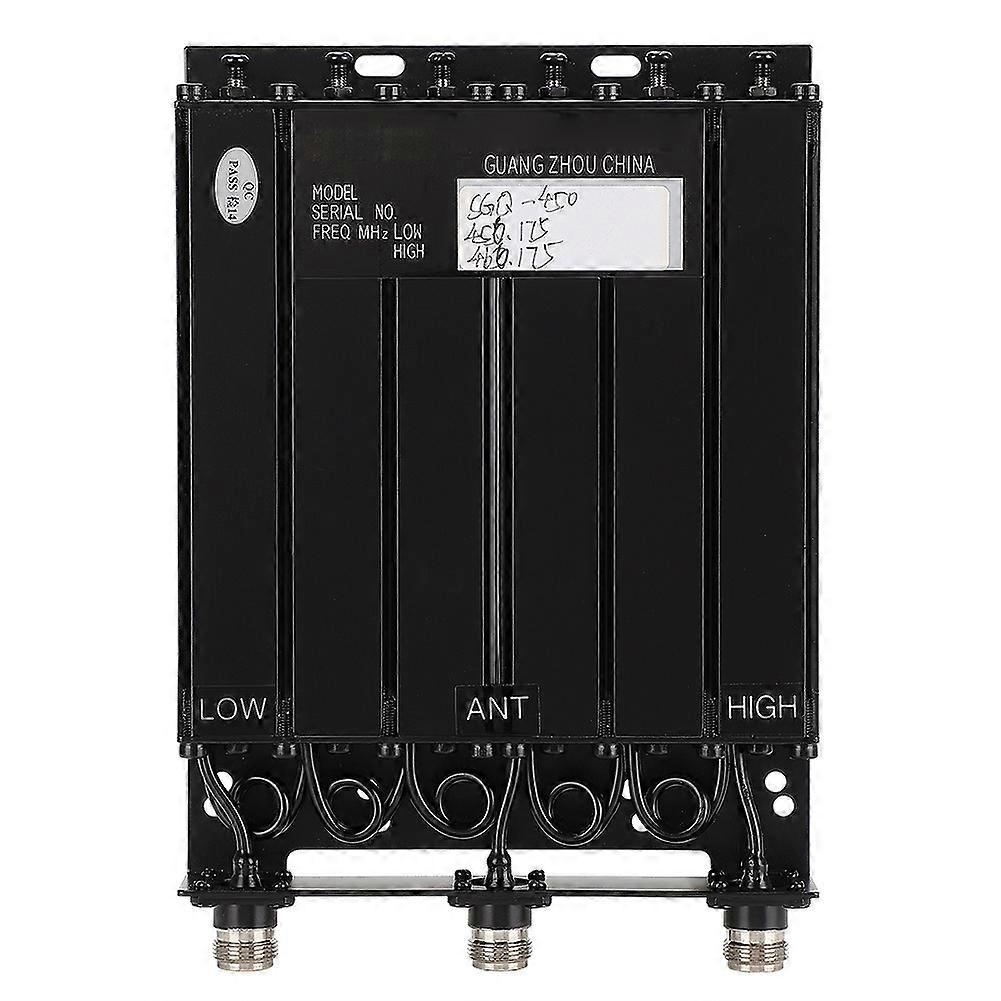 25W UHF 6 Cavity Duplexer for Radio Repeater SGQ-450 Type (TX: 456.175 MHZ RX: 466.175MHZ)