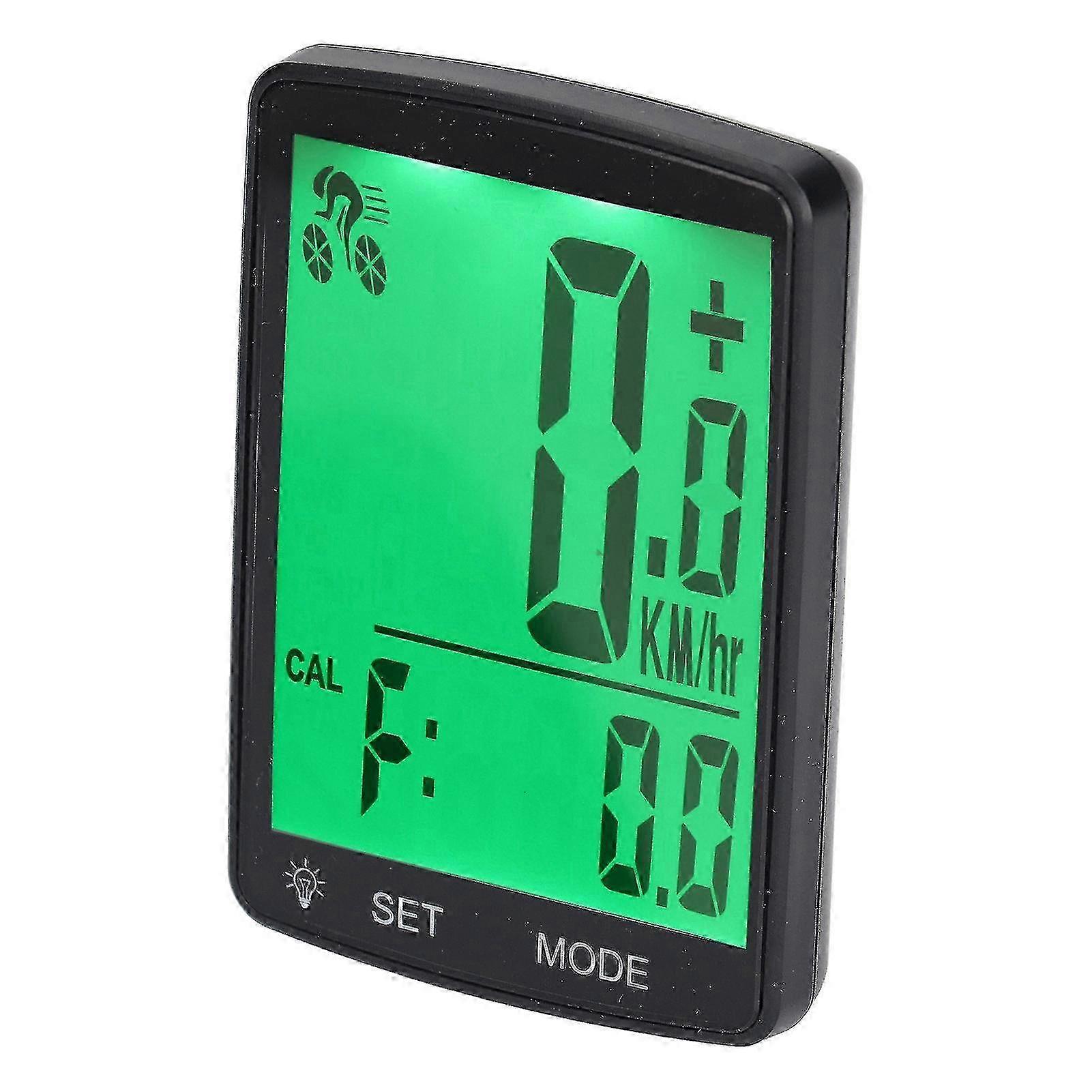 Bicycle Computer with Speed Cadence Sensor 2.8in LCD Display Bike Speedometer Wireless Cycling Computer