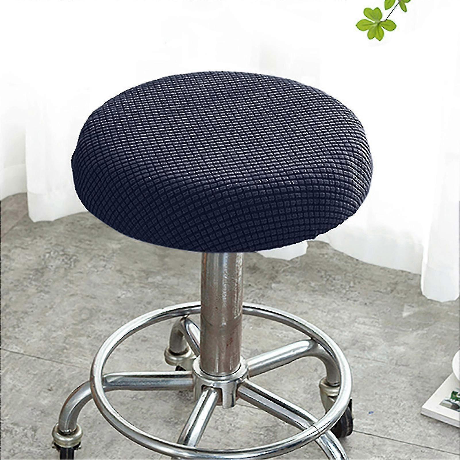 Coprisedia elastico, elastico, in poliestere, rotondo, lavabile, per la casa