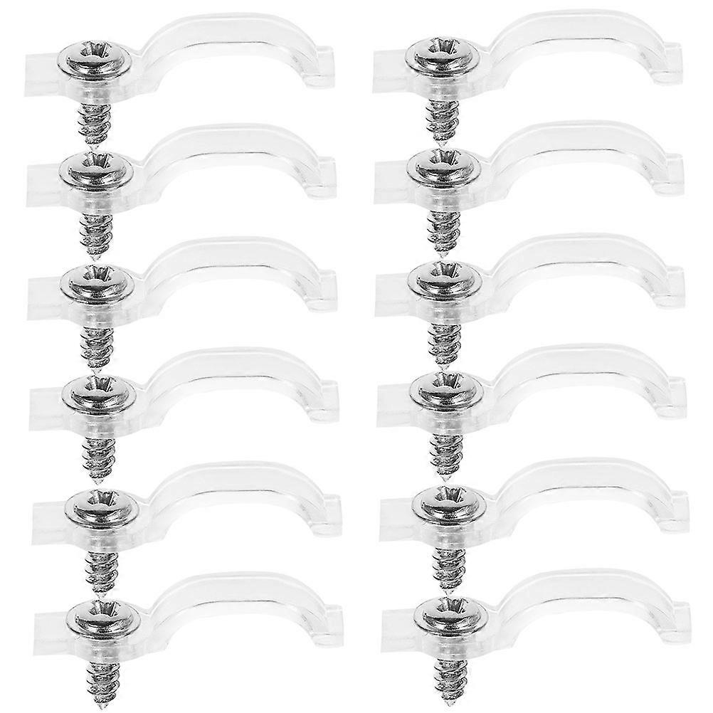 Plastic LED Strip Mount Brackets for Outdoor Lighting Bracket Accessories 200Pcs