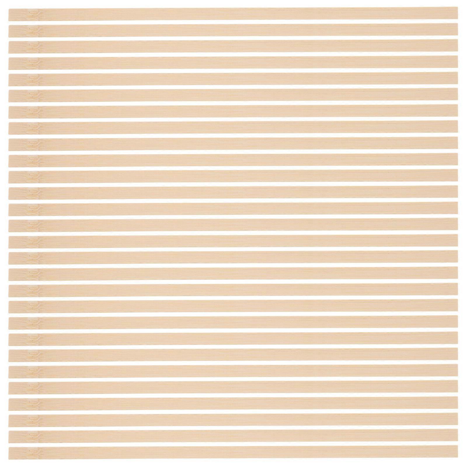 Bamboo Sticks Square Bamboo Sticks for Craft Projects 50Pcs for DIY Use