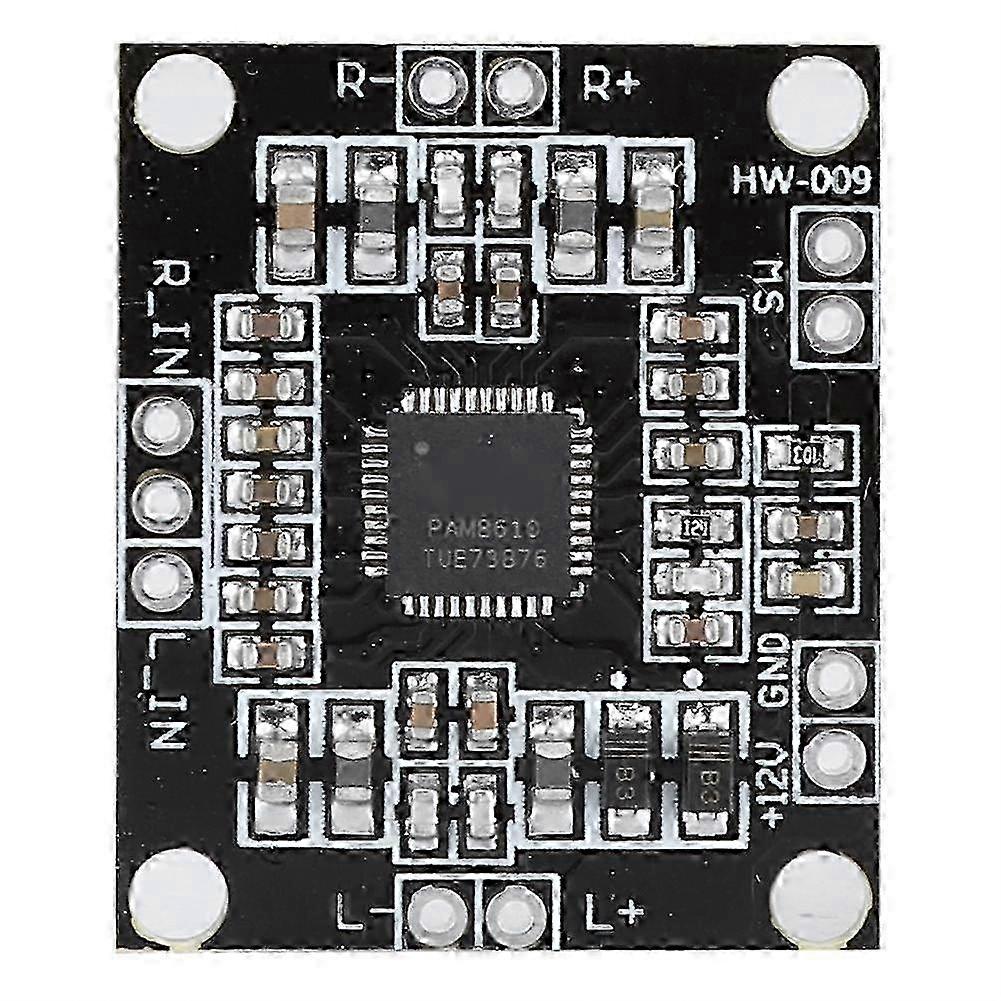 PAM8610 Dual Channel 12V Mini Digital Amplifier Board Power Amplifier Board 15W*2 2025