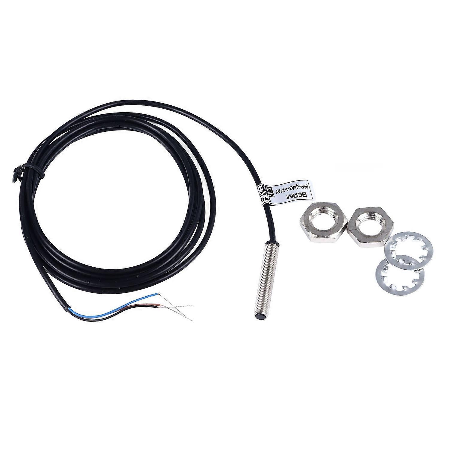 M6 Micro Proximity Switch PNP 3 Wire Normally Closed Inductive Proximity Sensor 1mm Detection Distan