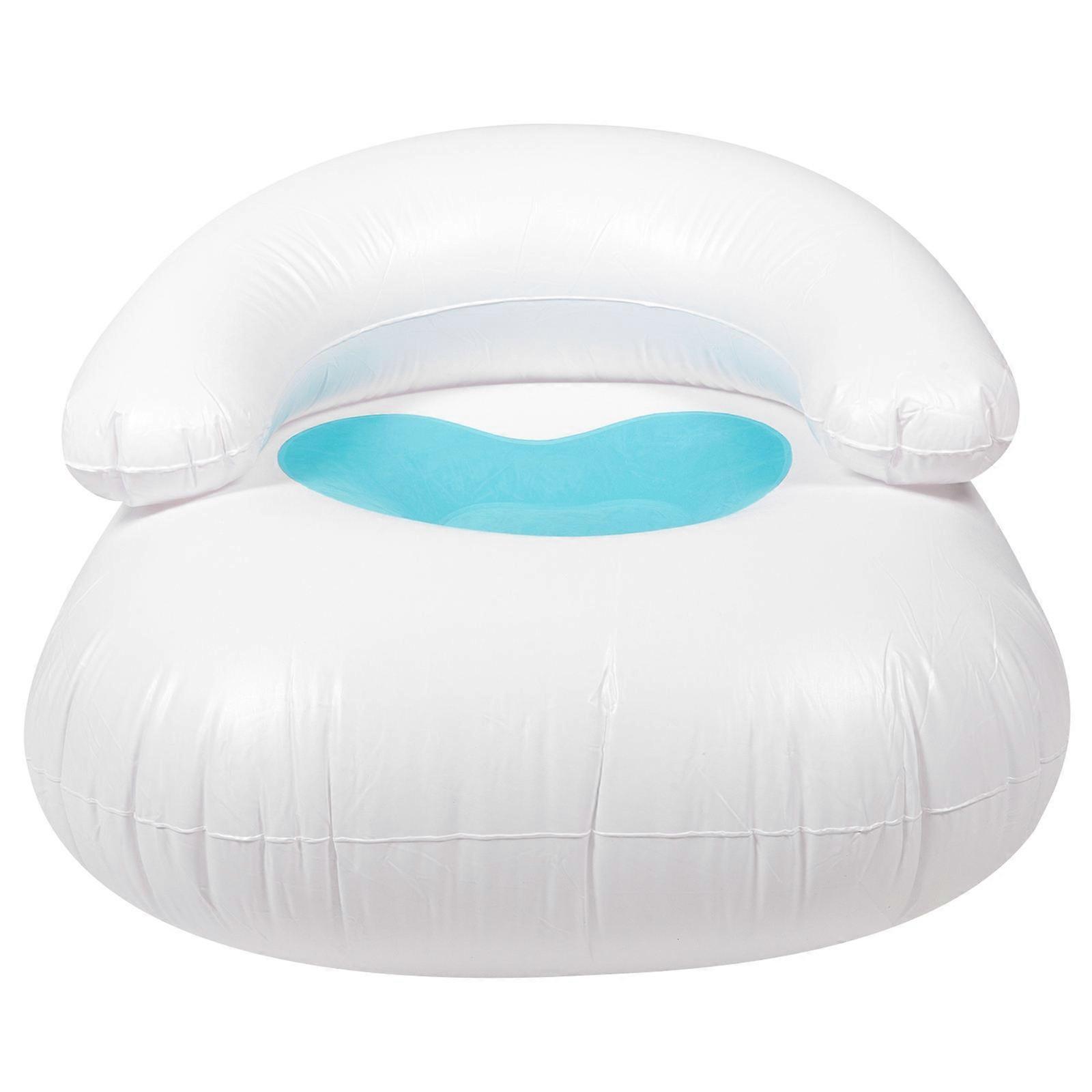 Blue Inflatable Chair Sofa for Indoor Use PVC Material