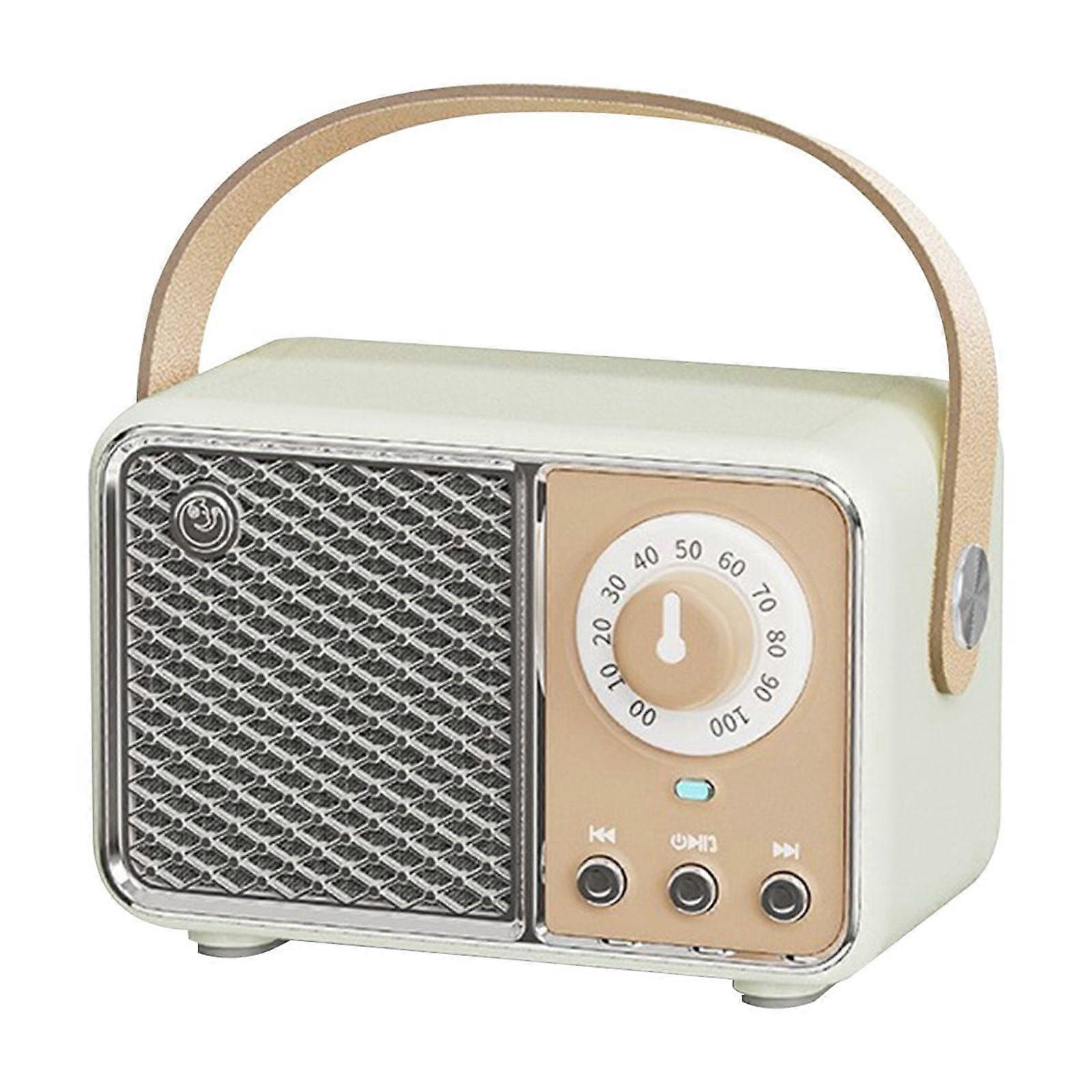 PAVEOS Retro Mini Audio Mini Wireless Bluetooth Speaker Bluetooth Speaker Large Suitable for Children Green