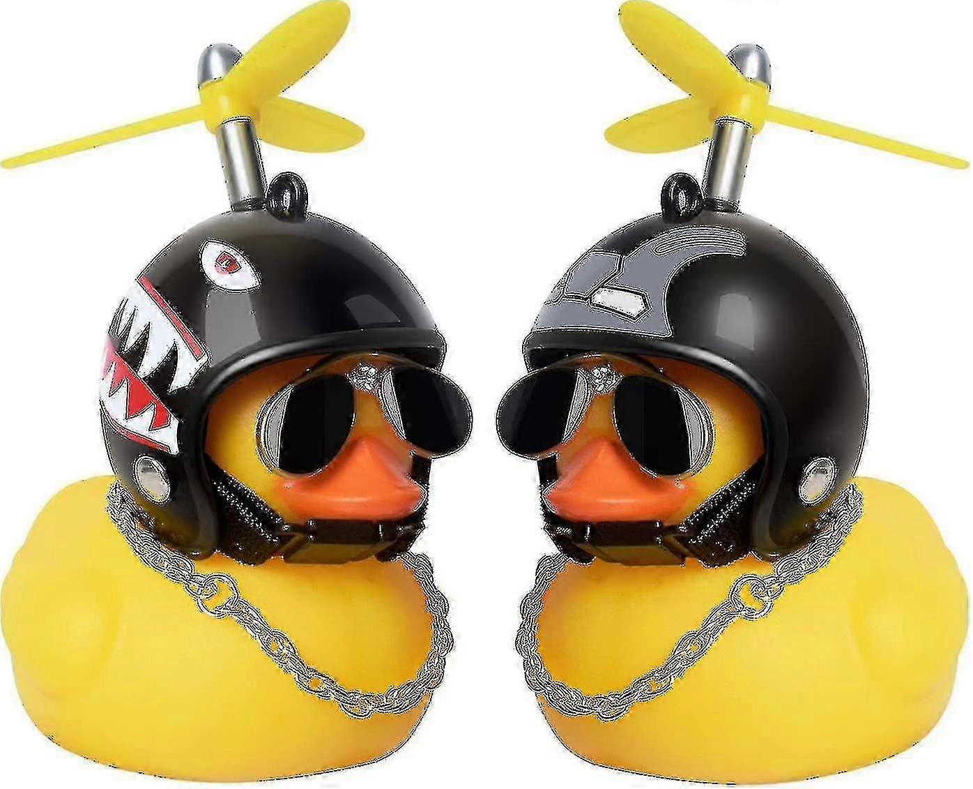 Rubber Duck Toy, Duck Car Dashboard Decorations, Rubber Duck Car Ornaments, Cool Duck With Propeller