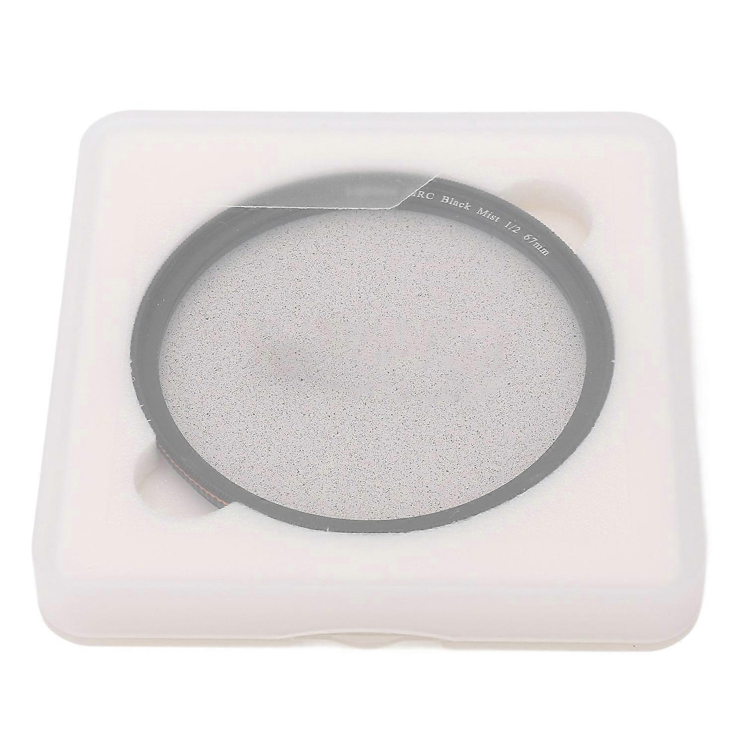 Black Mist Filter 1/2 Portrait Soft Diffuser Focus Camera Lens Filter Scratch Resistant for Video Vl