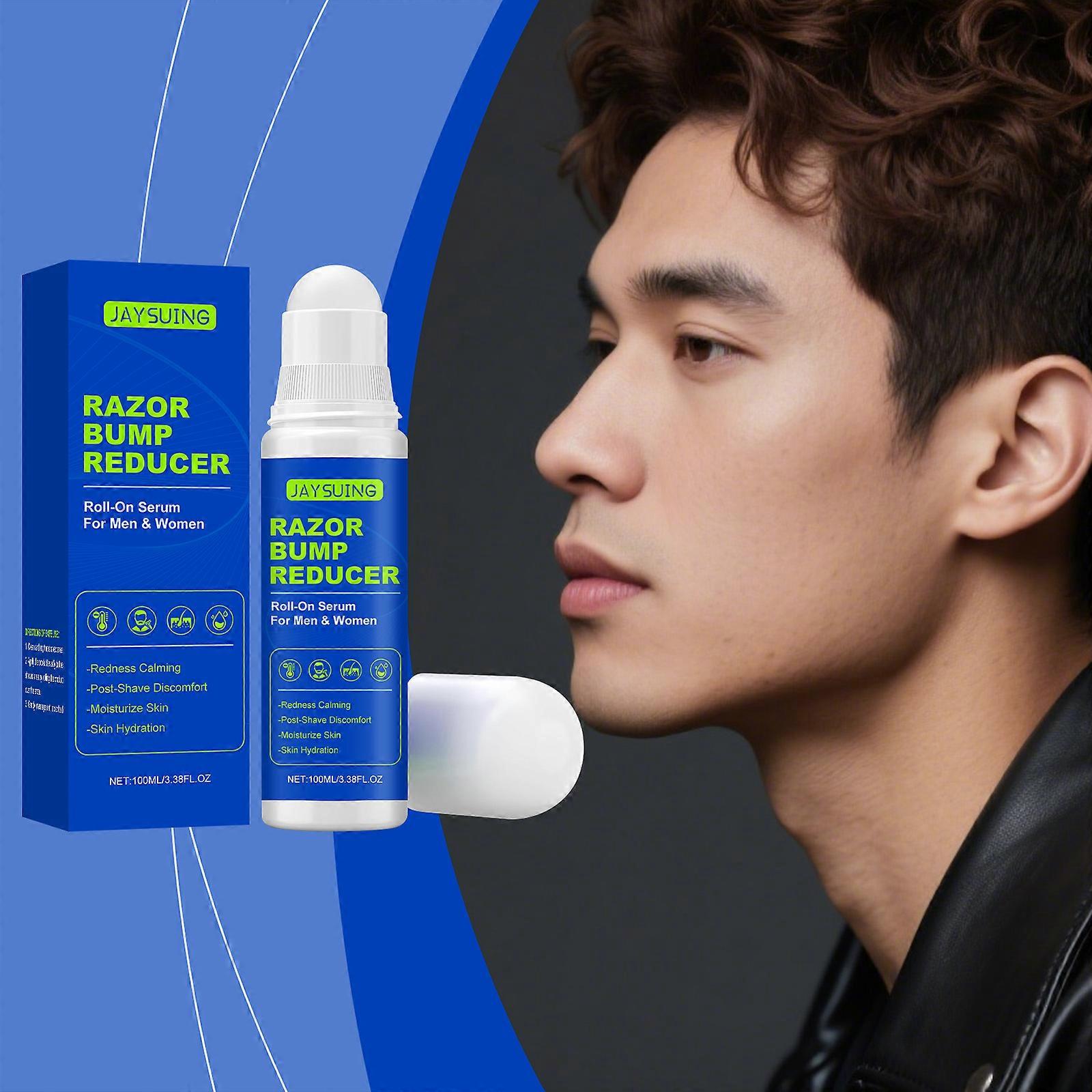 Jaysuing This Portable Roll-On Essence Gently Cares For The Skin After Shaving, Providing A Refreshing And Cool Sensation