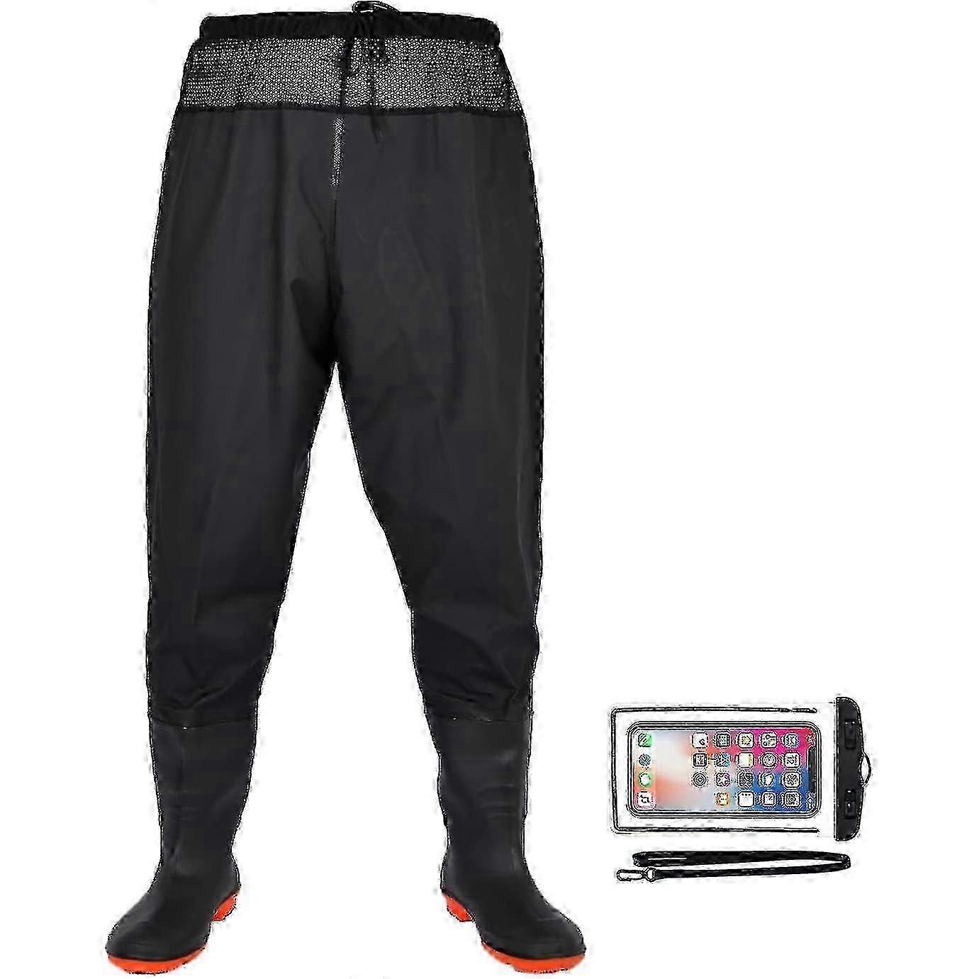 Su Geçirmez Botlu Bel Balıkçı Wader Pantolon, Erkekler Kadınlar İçin Balıkçılık Waders Pantolon