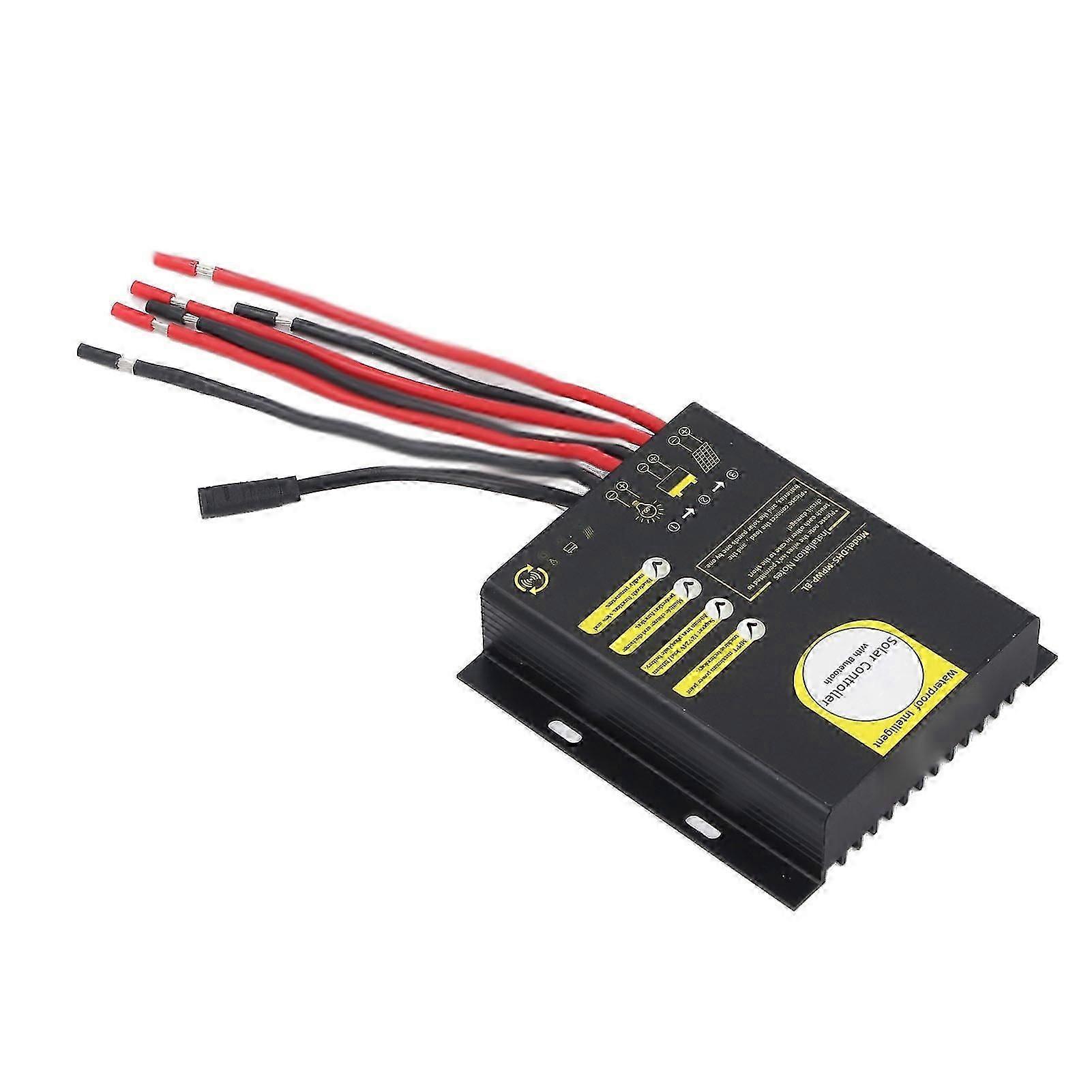 Bluetooth MPPT Solar Charge Controller 12V 24V 20A Compact Regulator