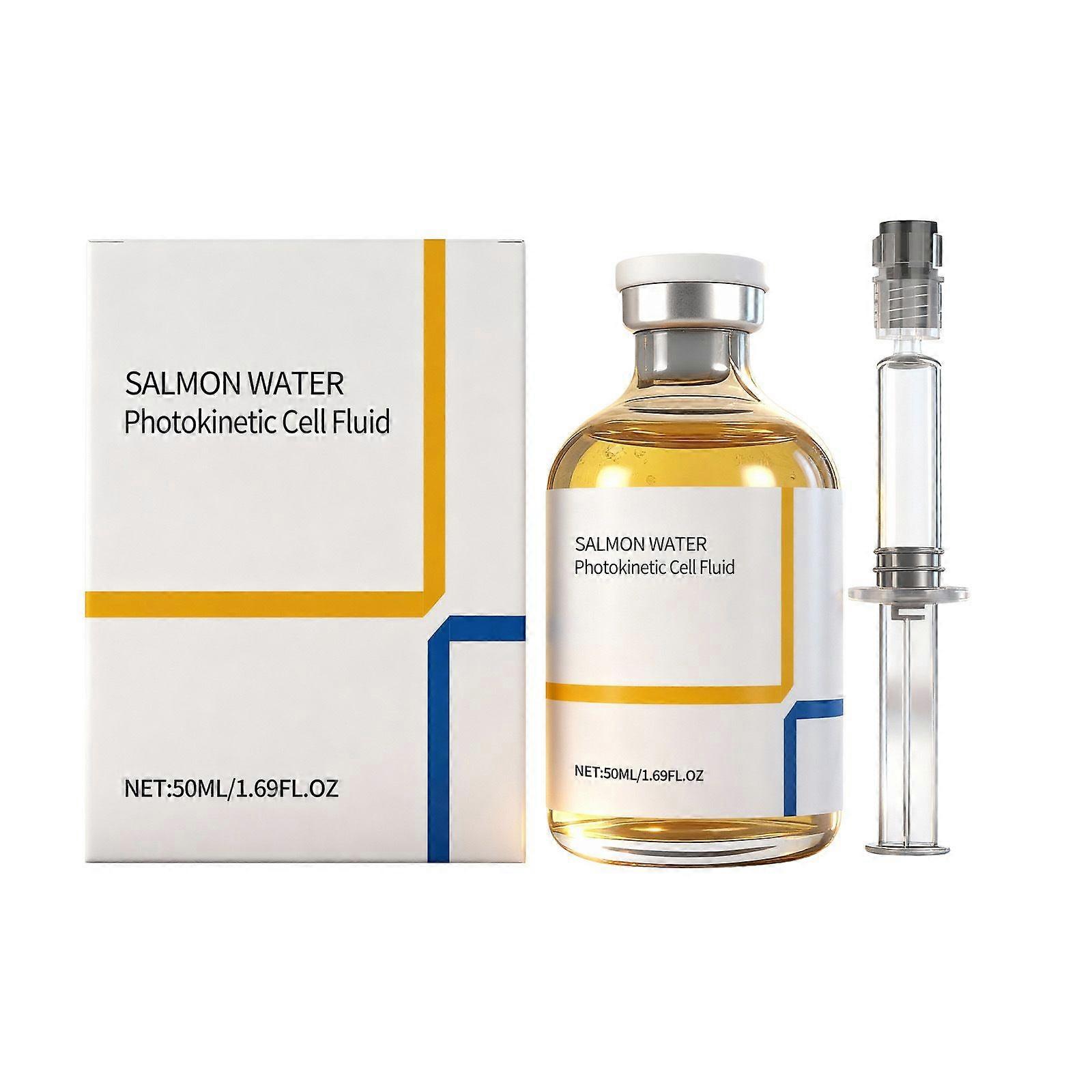 Salmon Anti-Wrinkle Serum, Salmon Serum Ampoule, Enhance Barrier Function for Face and Body, One Drop Daily Reduces The Signs of Aging, Lifting and Fi