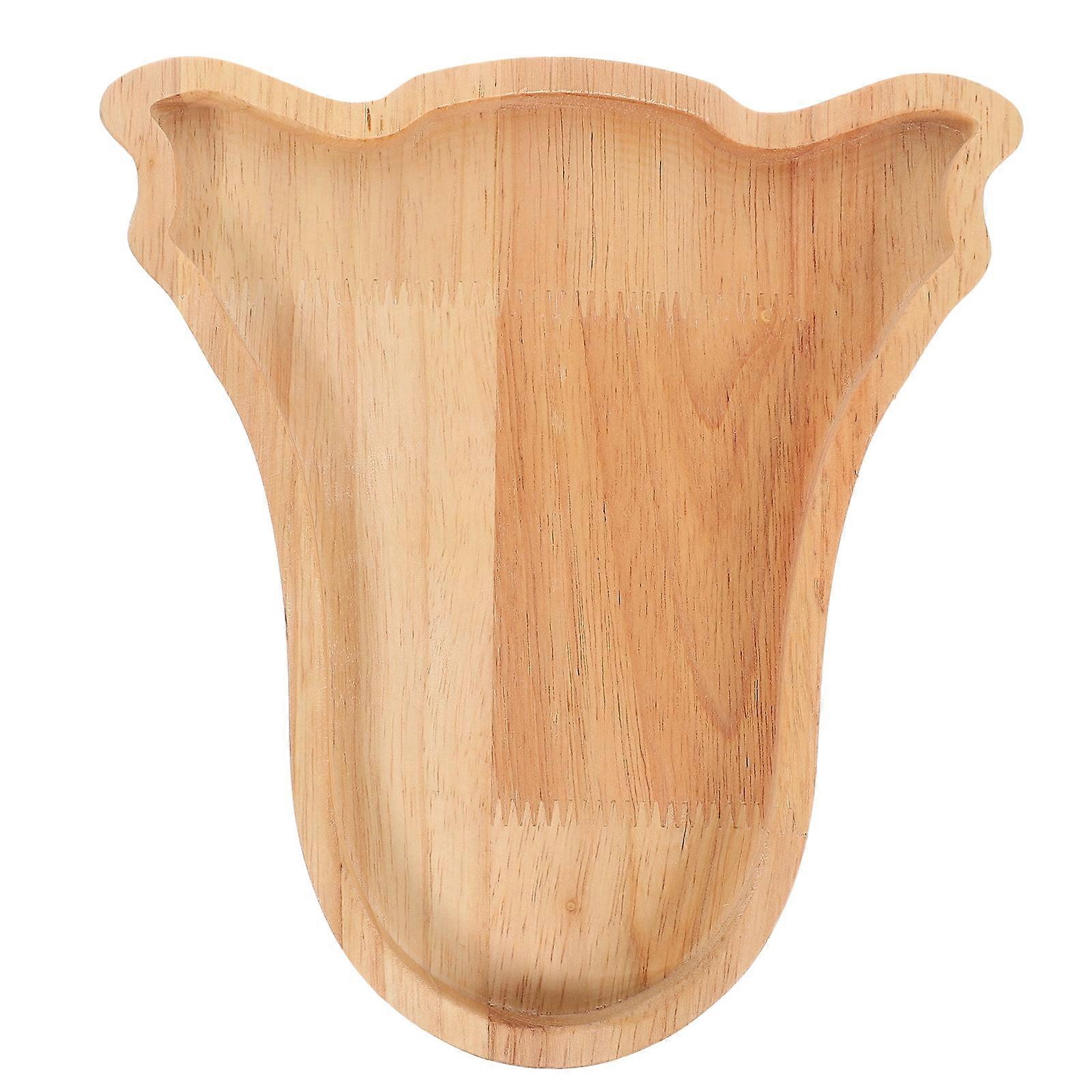 Wooden Trays for Food Multi-function Dessert Plate Appetizer Serving Fruit Dish