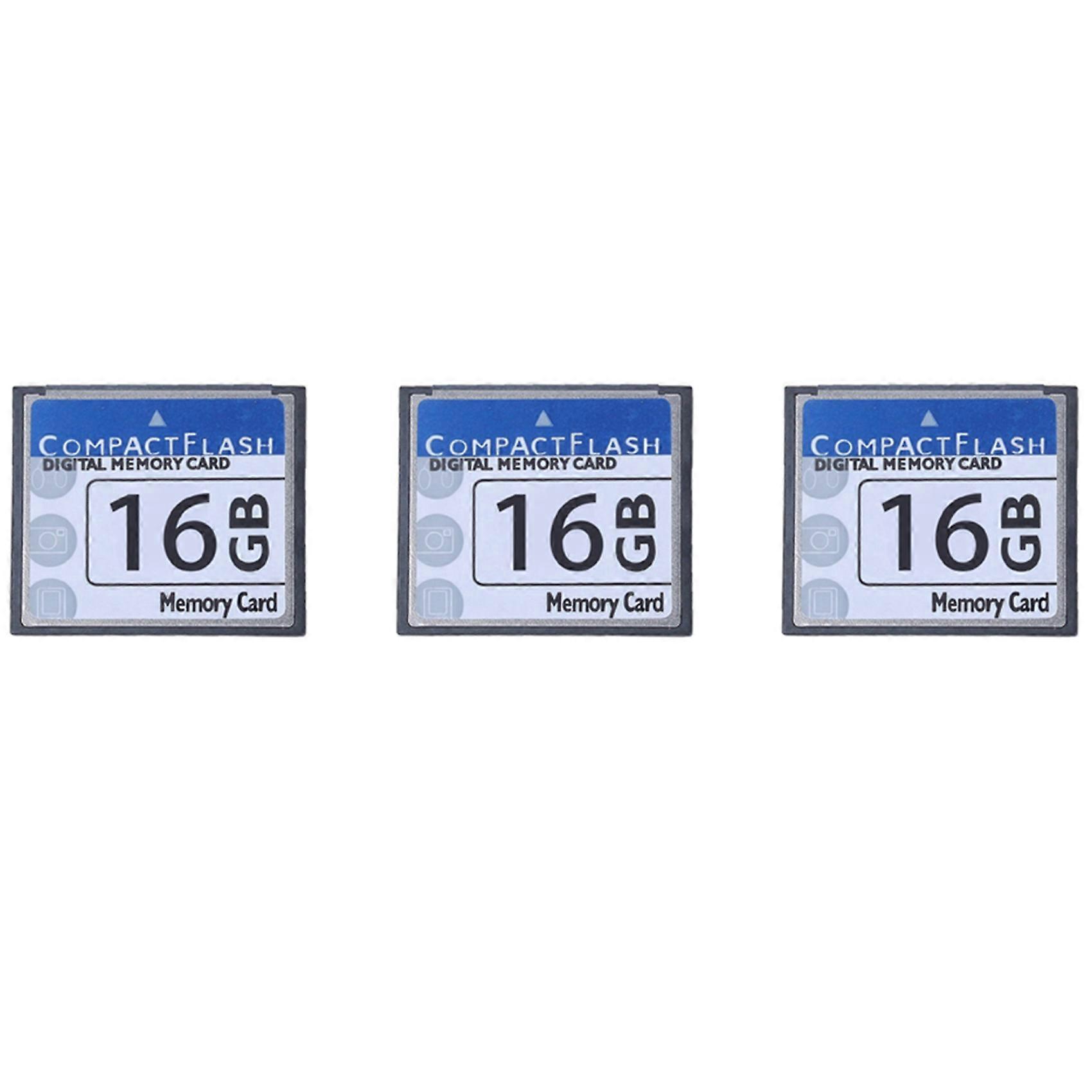 3X Professional 16GB Compact Flash Memory Card(White&Blue)