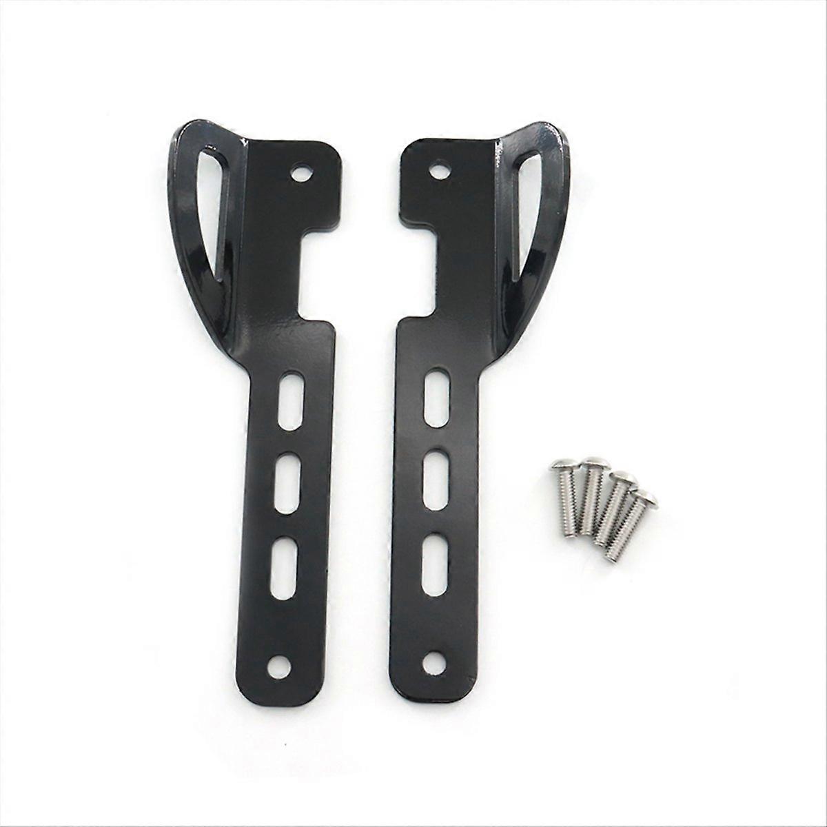 Motorcycle Front Binding Tie-Down Brackets for Harley Black