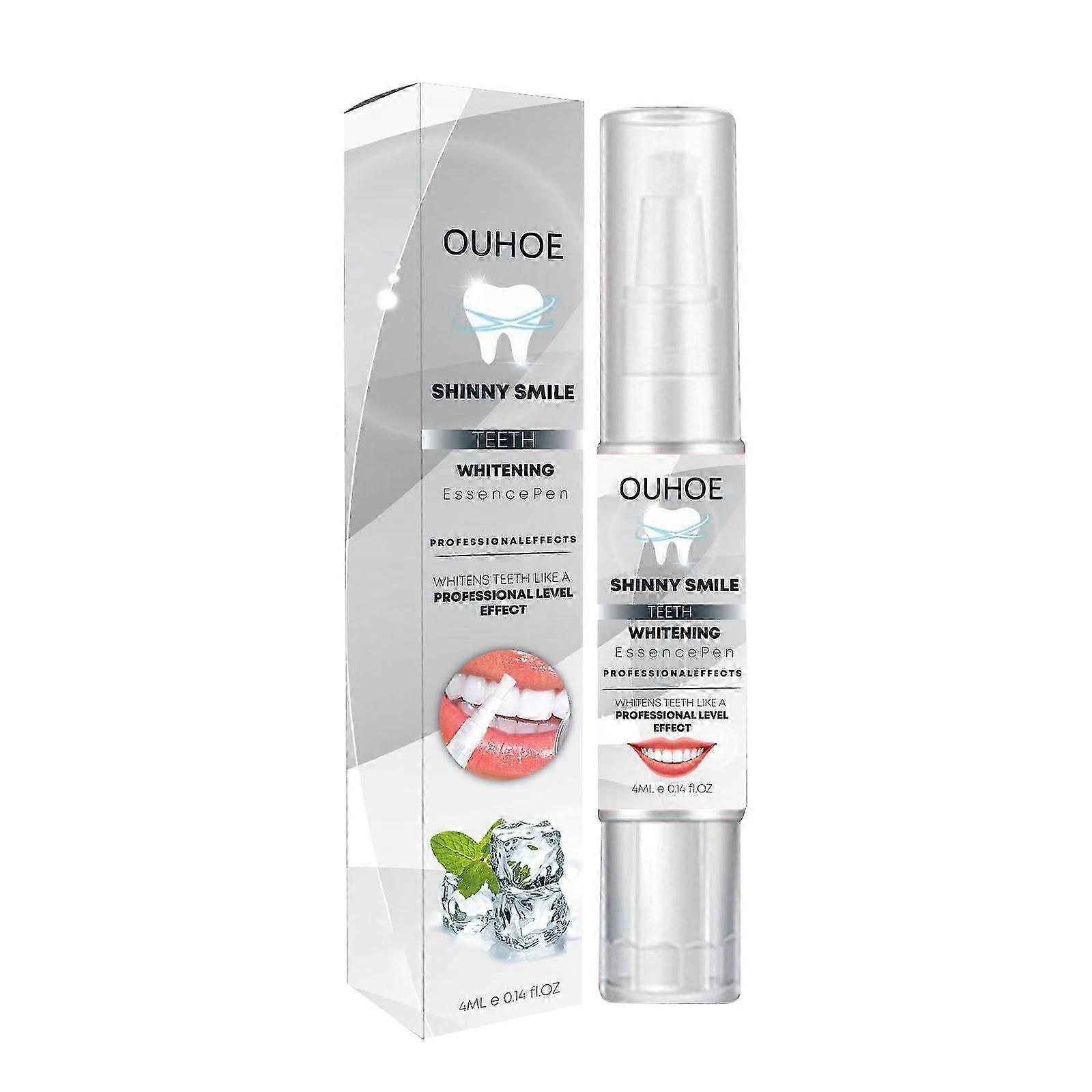 Teeth Whitening Essence Pen contain probiotics, tea extract, peppermint extract