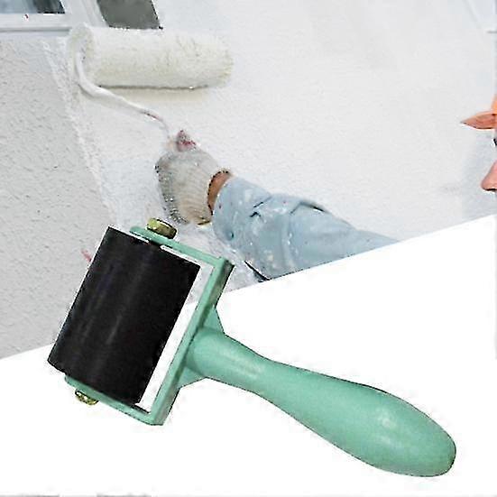 3.5cm Flat Printing Roller for Art Projects, Smooth Rubber Ink Roller