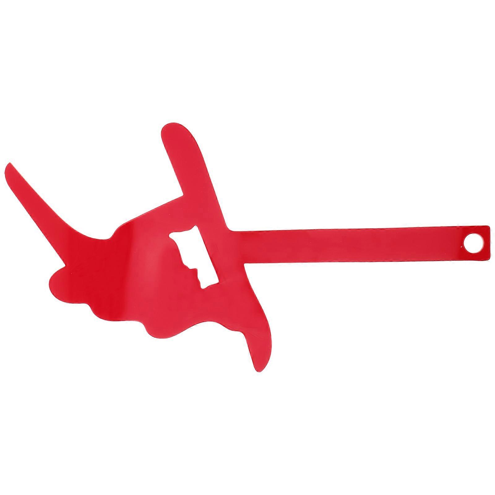 Acrylic Red Mailbox Flag Skiing Dog Decorative Replacement Flag