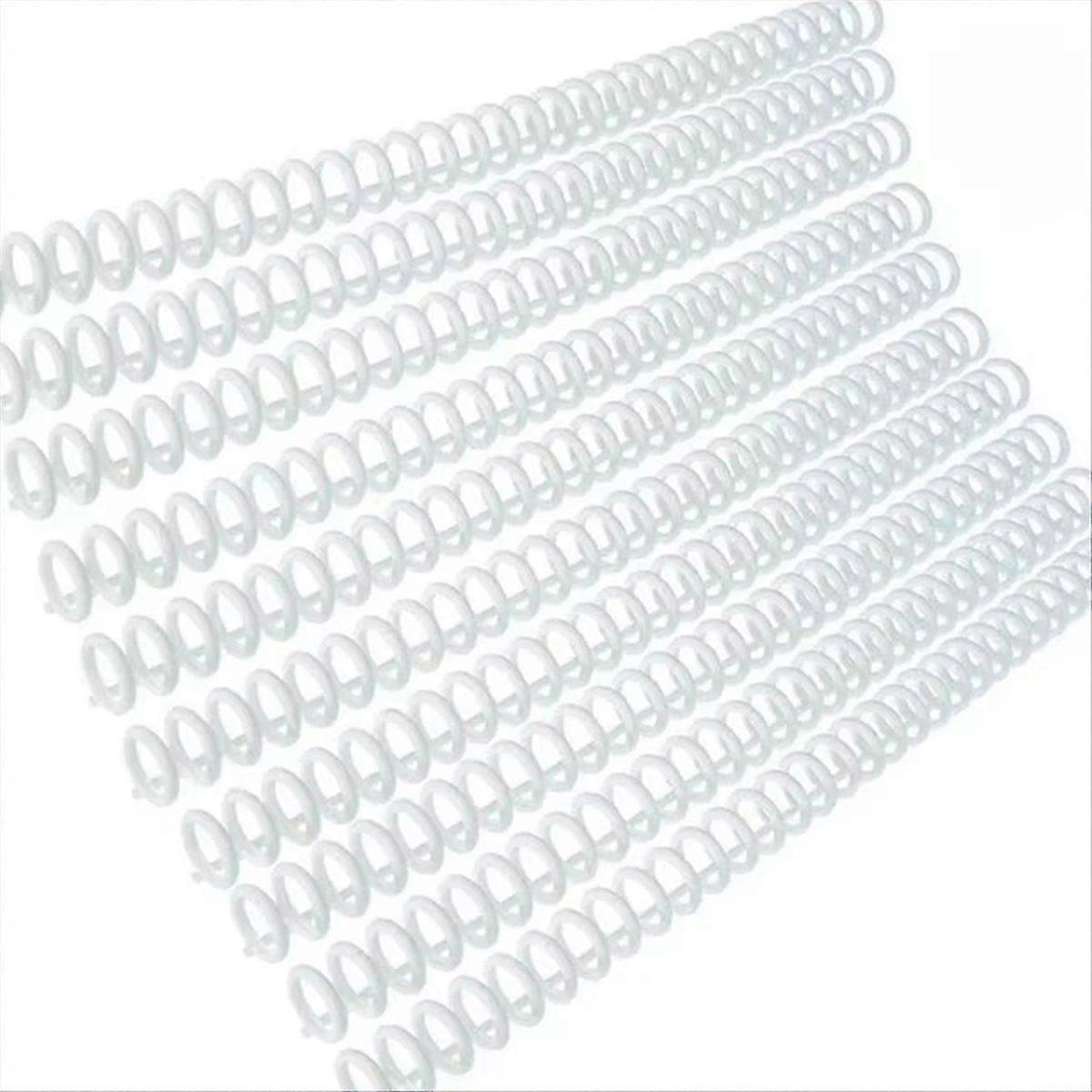 20pcs Plastic 30-Hole Loose Leaf Binders Ring Combs 85 Sheets Capacity for DIY Notebook Album Transp