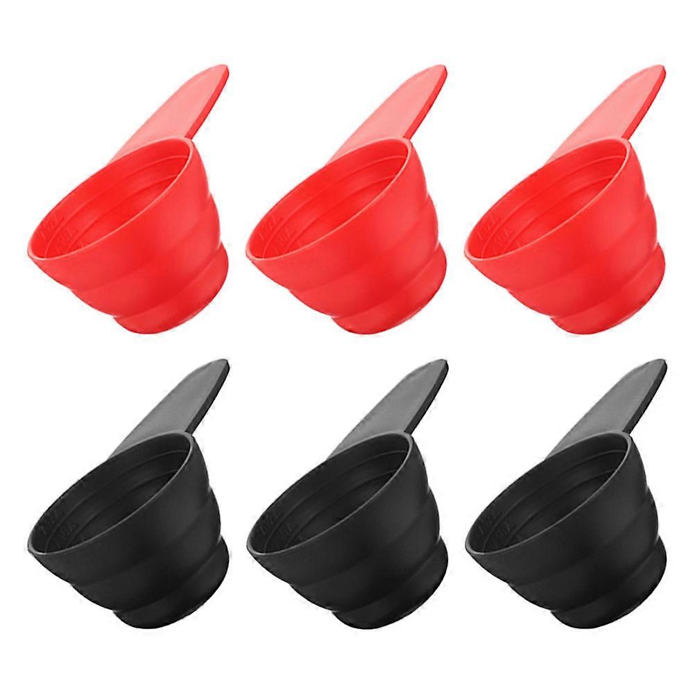 Plastic Measuring Spoon 6Pcs for Coffee Bean and Milk Powder Use