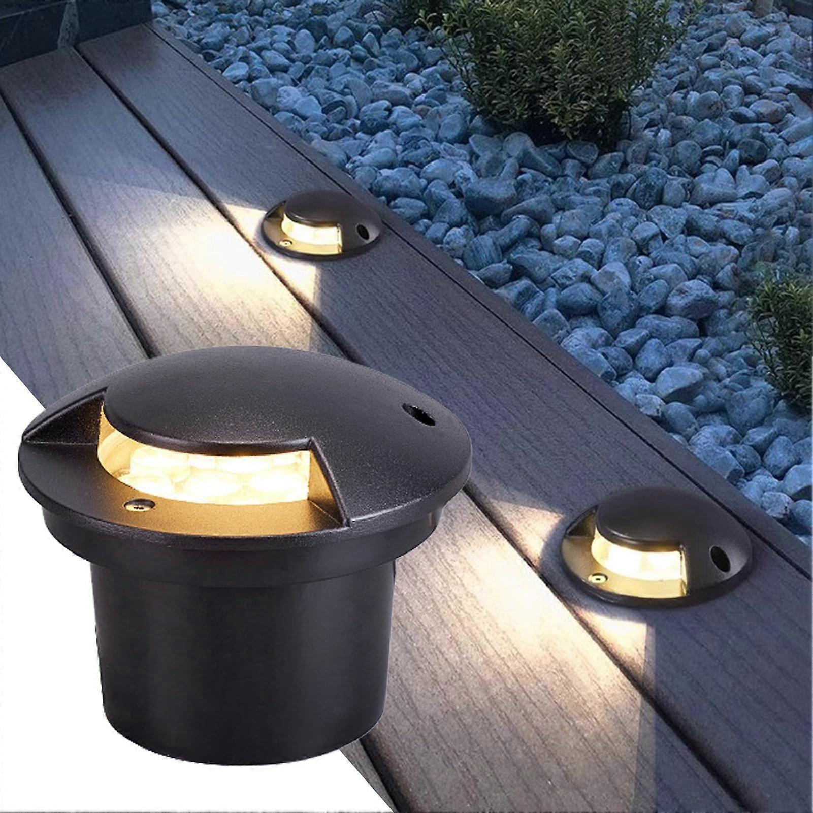 Outdoor LED Landscape Lights IP65 Waterproof Low Voltage Driveway Garden Path Single Side Red
