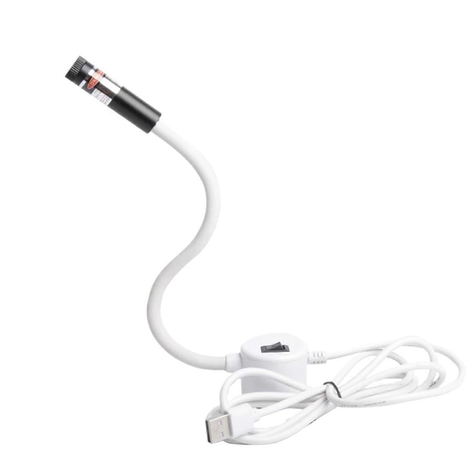 LED Sewing Position Light USB Powered Magnetic Base Dot Line Cross Projection DC5V Work Lamp for Lathe