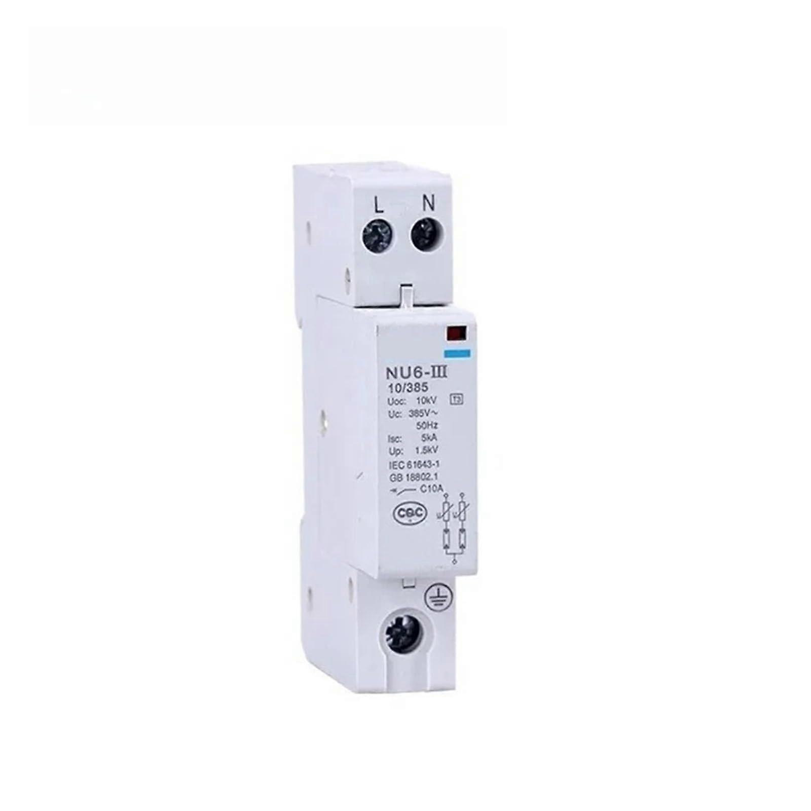 Surge Protector 2P 10kV Lightning Surge Protection Device for Home and Office Electronics