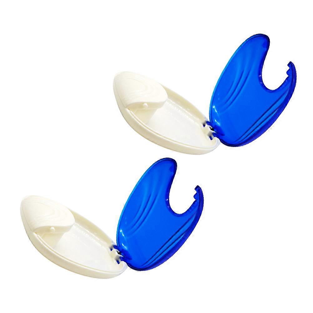 Transparent Retainer Case for Storage 2Pcs Portable Aligner Storage Box for Travel