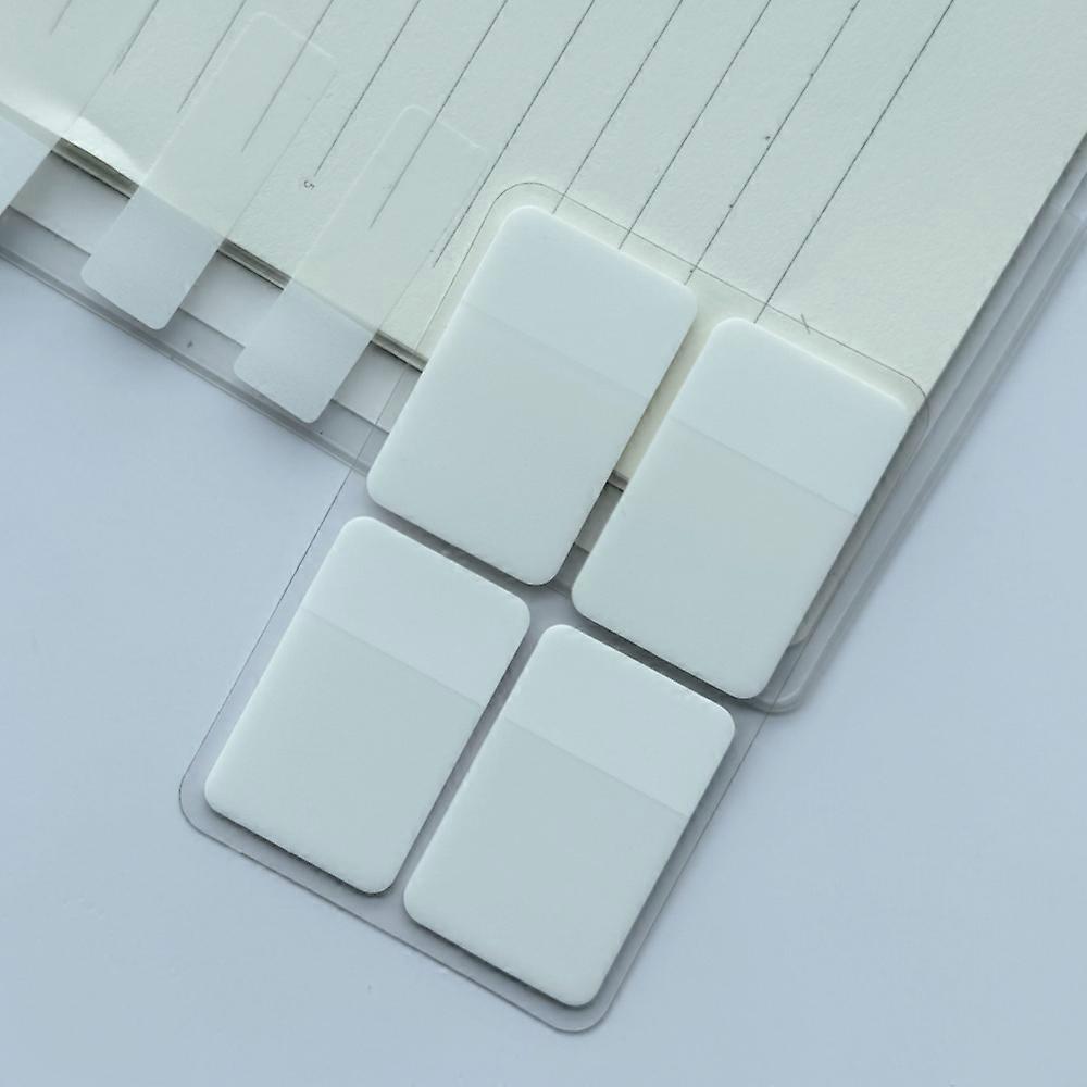 White Index Sticky Note Korean Style Index Sticker for Photo Card Minimalist Label Index Tabs Stickers Student Stationery