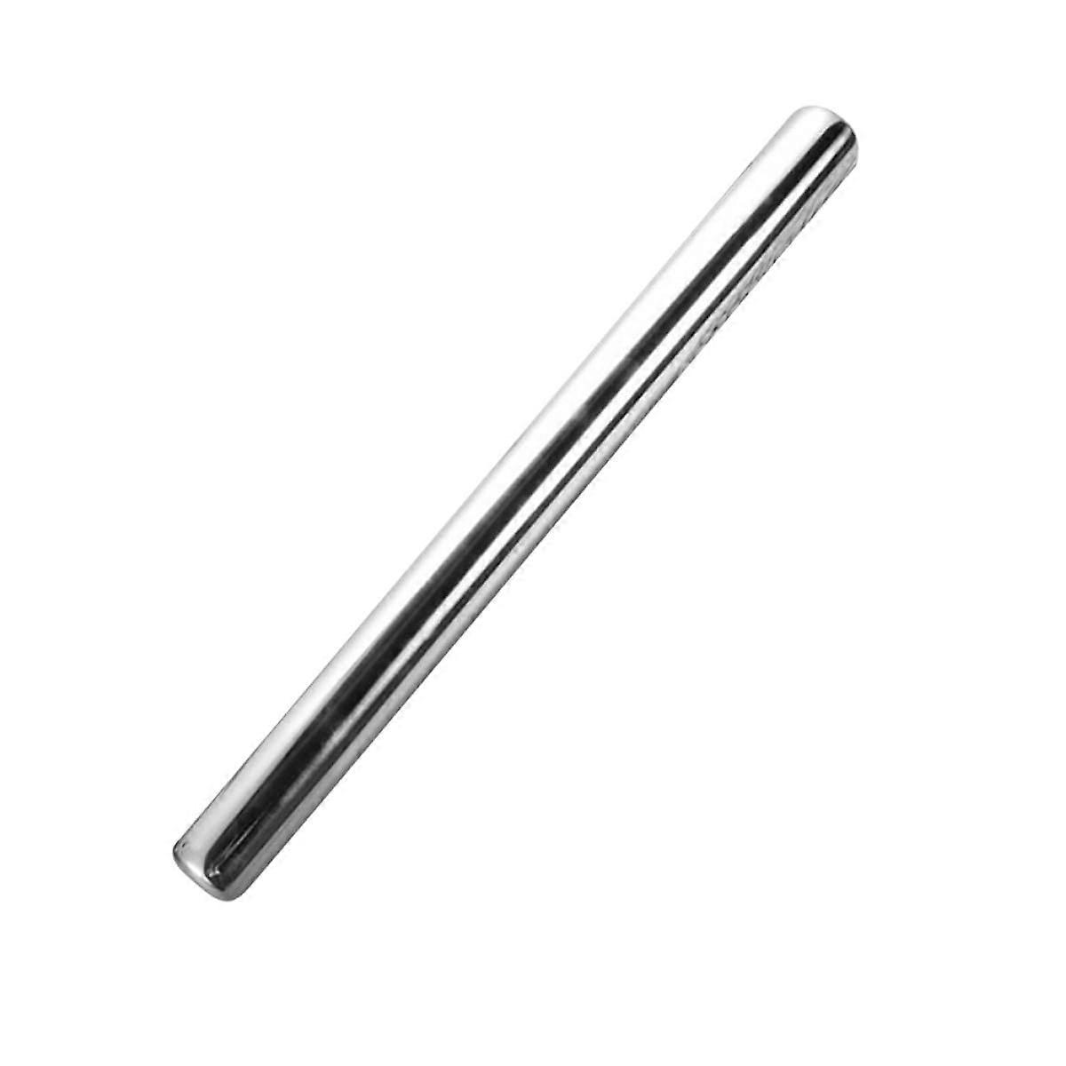 Large NonStick Stainless Steel Rolling Pin for Baking Pizza Pastry Cookies with Ergonomic Grip