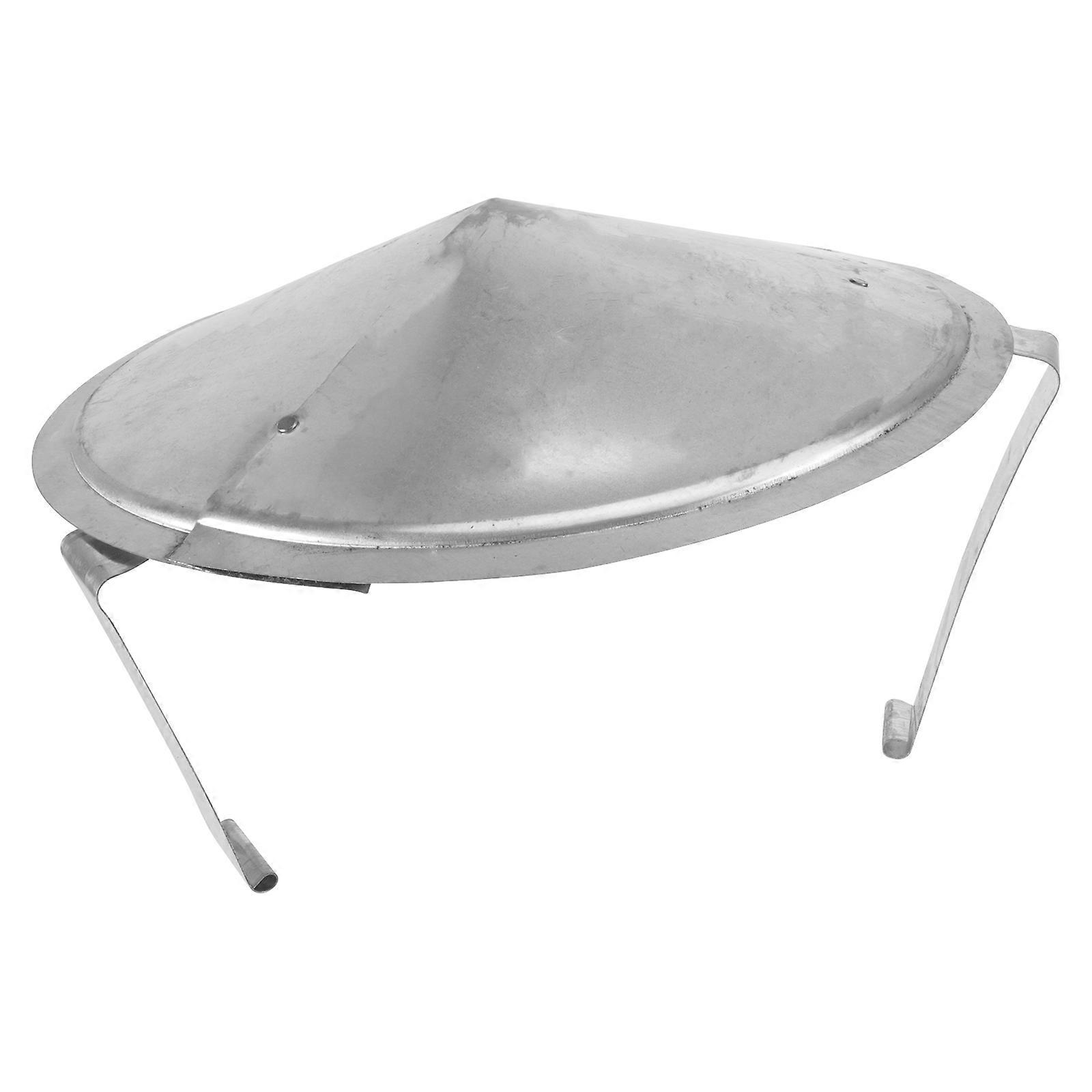 Rainproof Smokestack Cap Chimney Cover for Home Use 1Pcs Silver