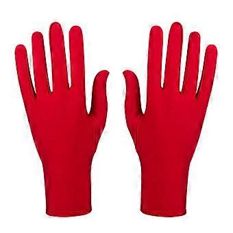 Stretch Sunscreen Gloves Bright Color Spandex Gloves Full Fingers Mittens Soft