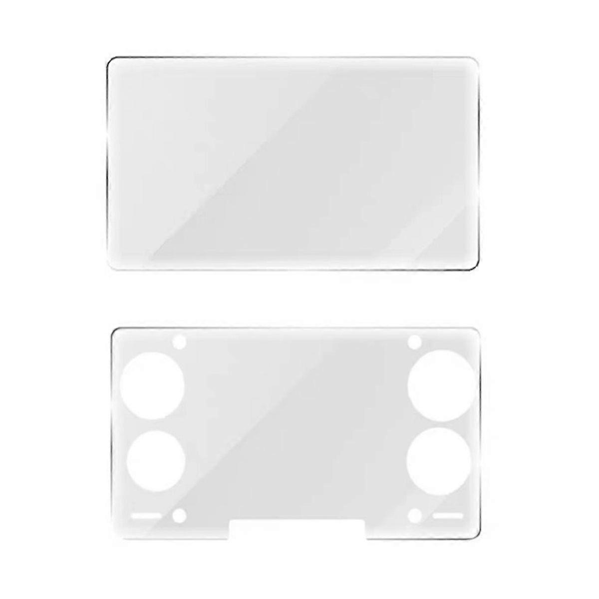 Tempered Glass Screen Protector for Game Console Upper+Lower Screen Dual Screen HD Glass Screen Pro