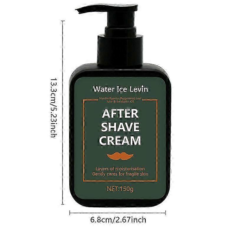 150g Refreshing Skin Care Shaving Cream for Men - Solid Shaving Cream for Softening Beards and Leaving Them Smooth and Refreshing
