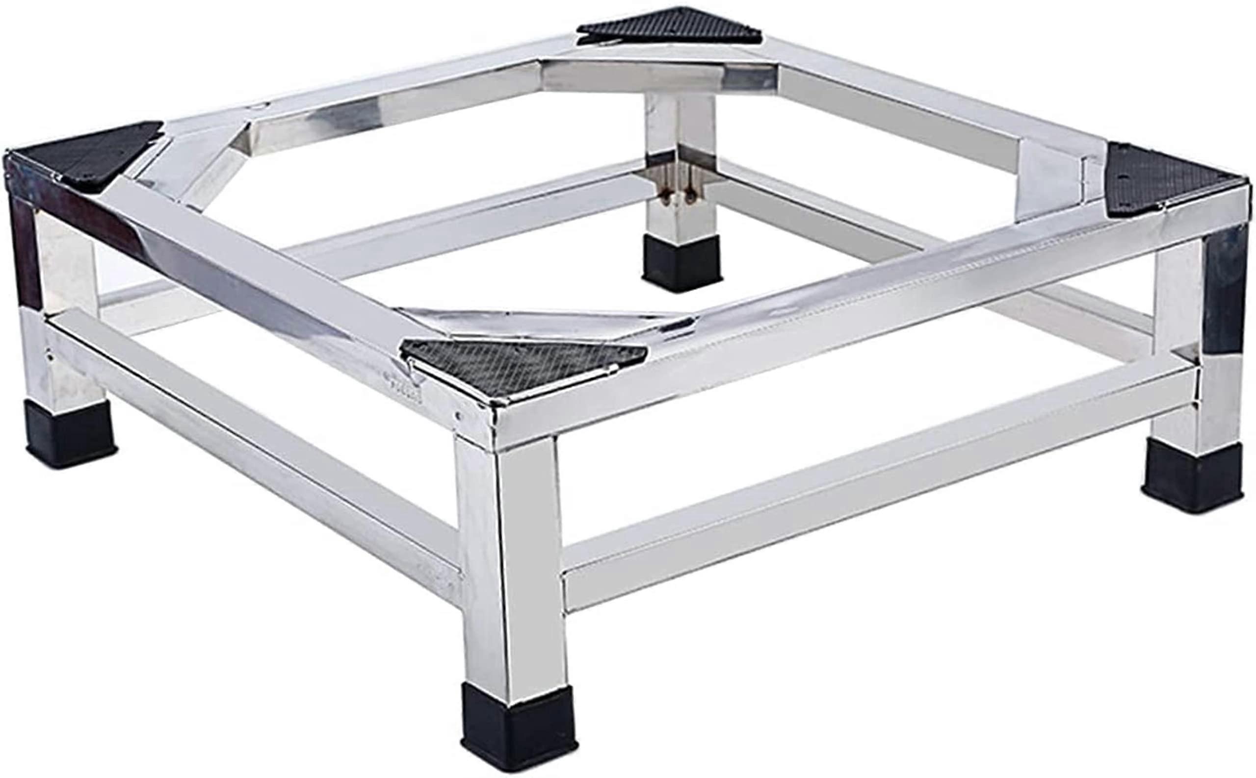 Washing Machine Stand Heavy Duty Adjustable Base with AntiVibration Pads 15/20cm Height