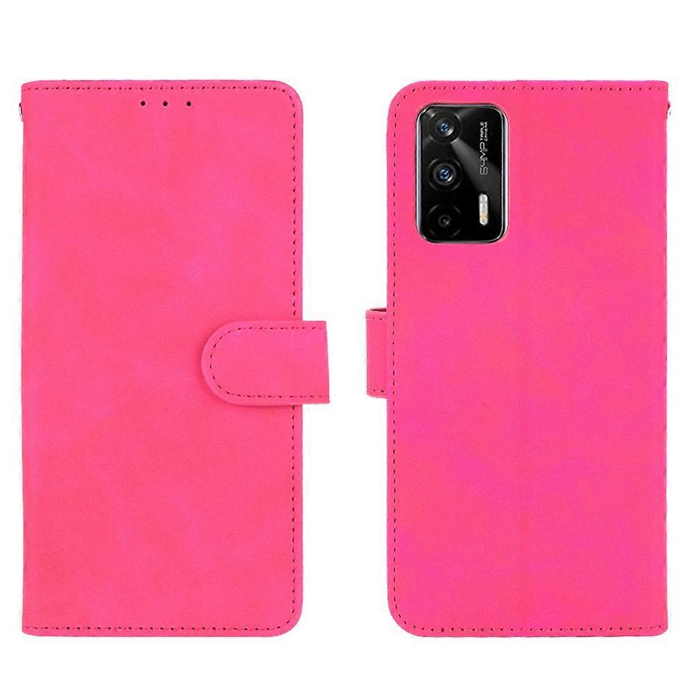 Silky Touch Leather Wallet Case Phone Shell for Realme GT