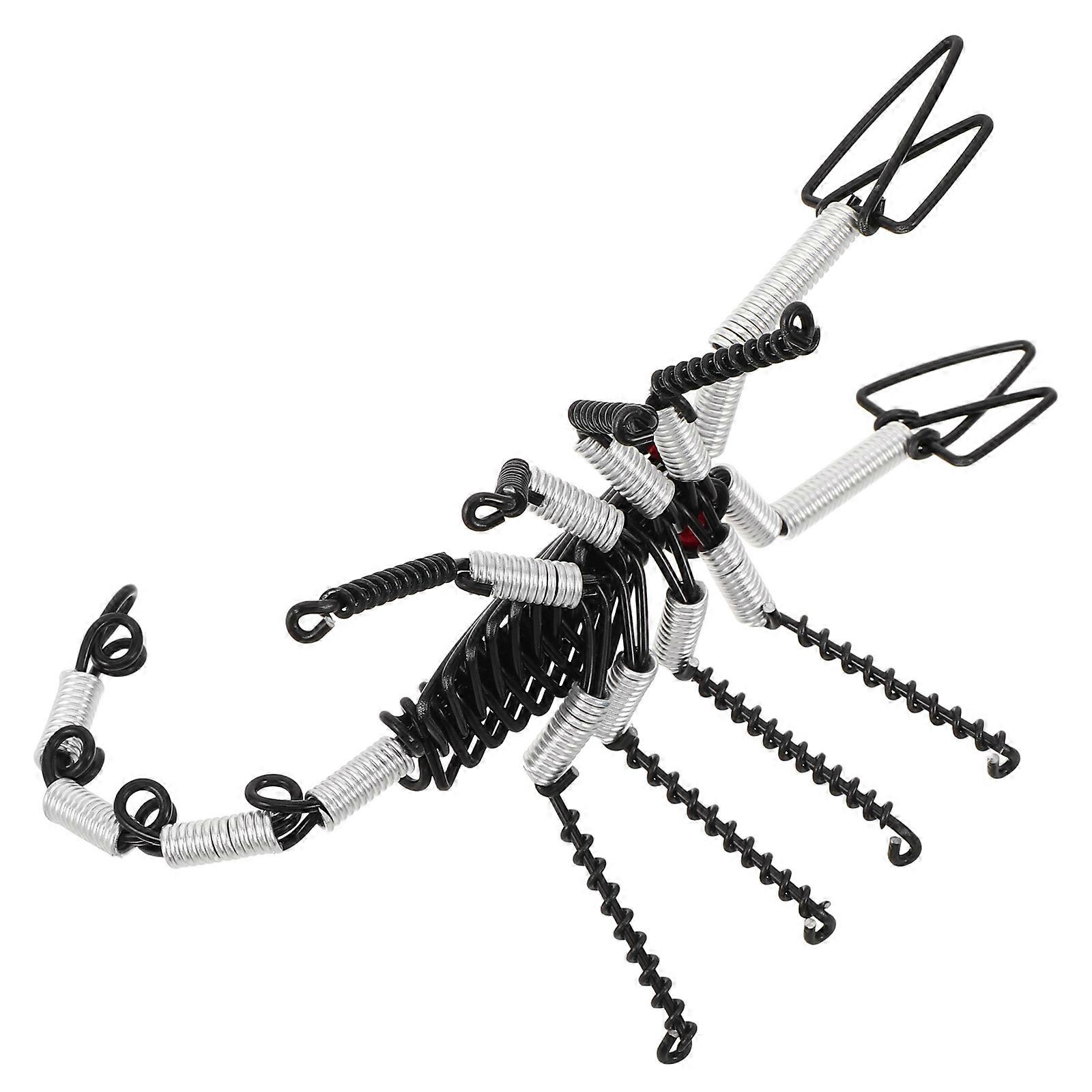 Handmade Aluminum Wire Scorpion Model for Desktop Display Decoration