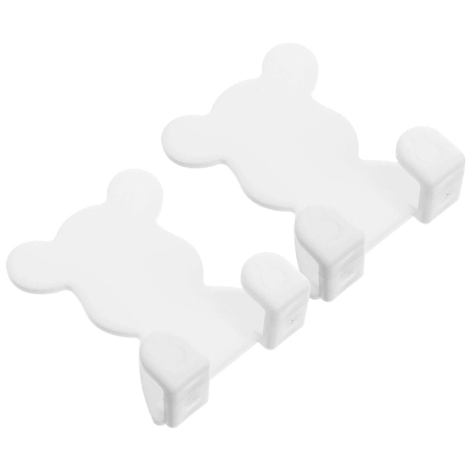 Plastic Hanging Rack for Bathroom Storage 2Pcs Stand