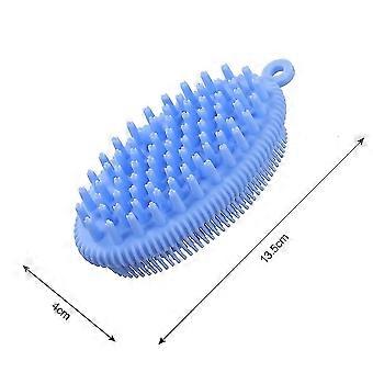 2026 Silicone Body Scrubber 3pcs Soft Exfoliating Body Brush Shower Bath Loofah Brush Massage Skin Care Tool