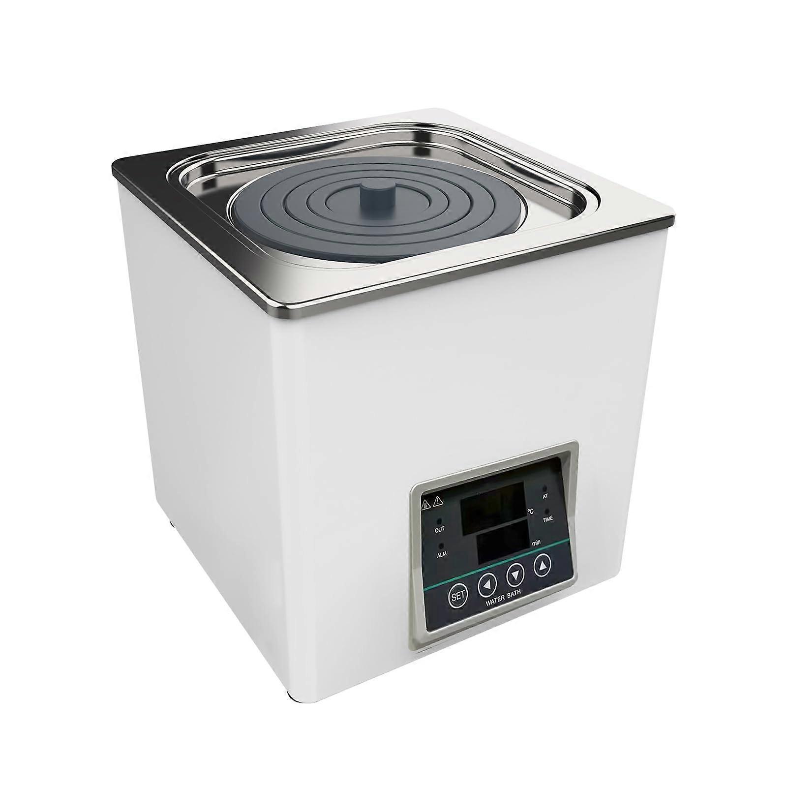 Lab Water Bath 3L Stainless Steel with Precise Temperature Control and Dual LED Display for Lab Experiments