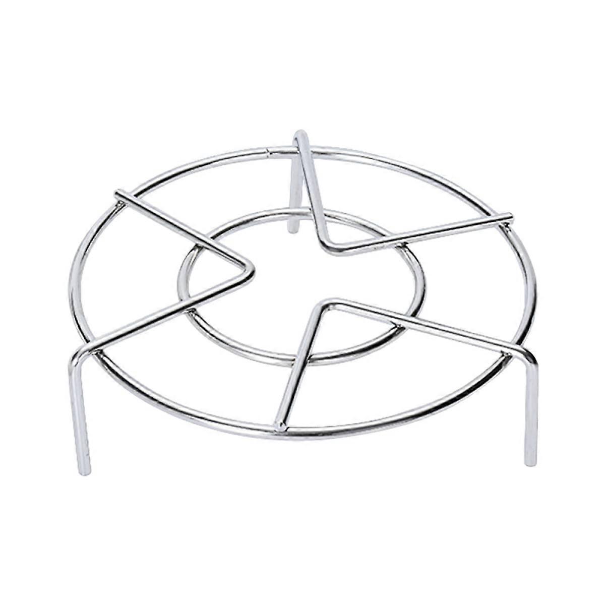 Stainless Steel Steamer Rack 304 Round Egg Stand with Three Legs Rustproof for Kitchen Cooking