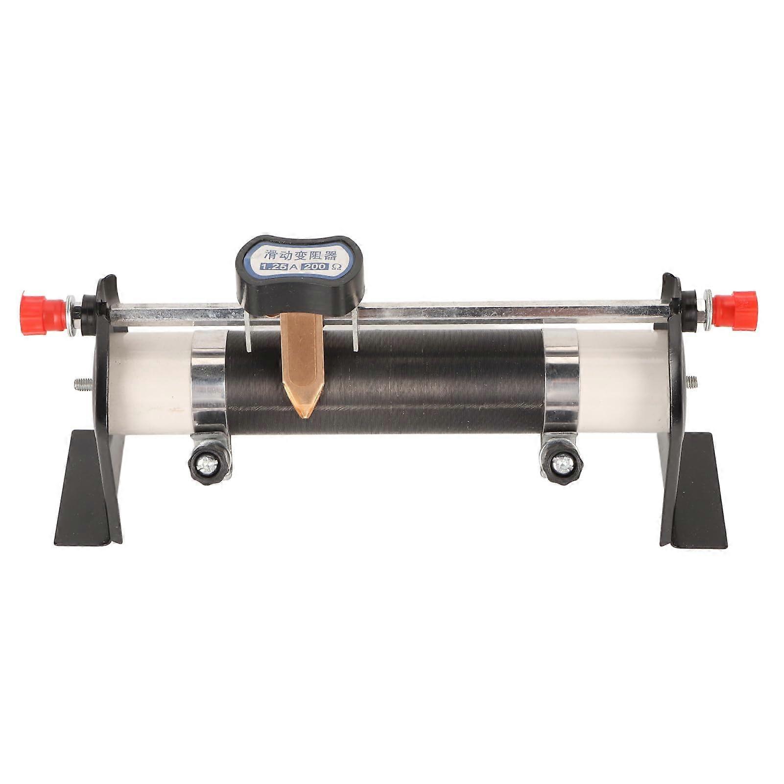 Slide Rheostat 200 Ohm Adjustable Variable Resistor for Physics Laboratory and Educational Use