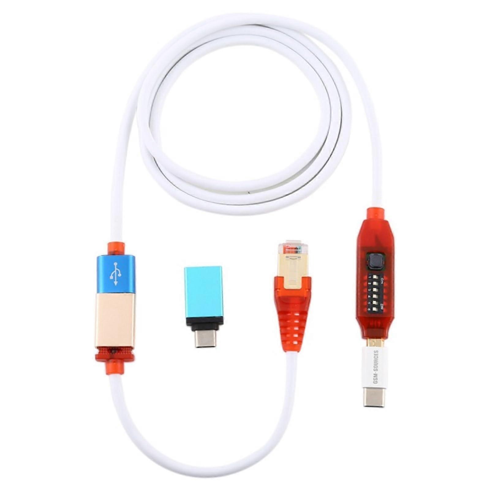 EDL Boot Cable with MultiFunction RJ45, Fast Switching, Support for MTK 9008, TravelFriendly Set