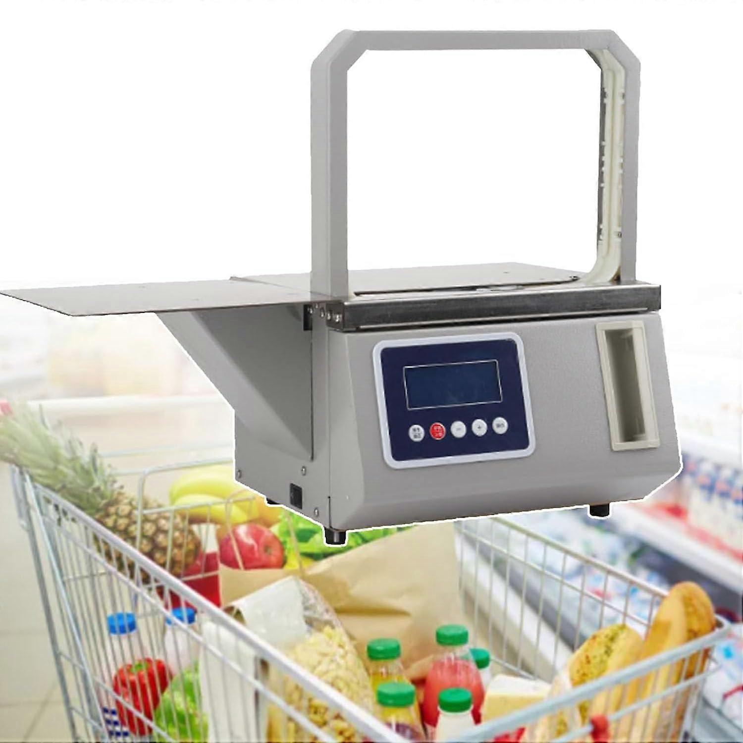 Automatic Vegetable Strapping Machine with Photoelectric Sensor, Hot Melt OPP Tape, 1.5s Fast Binding
