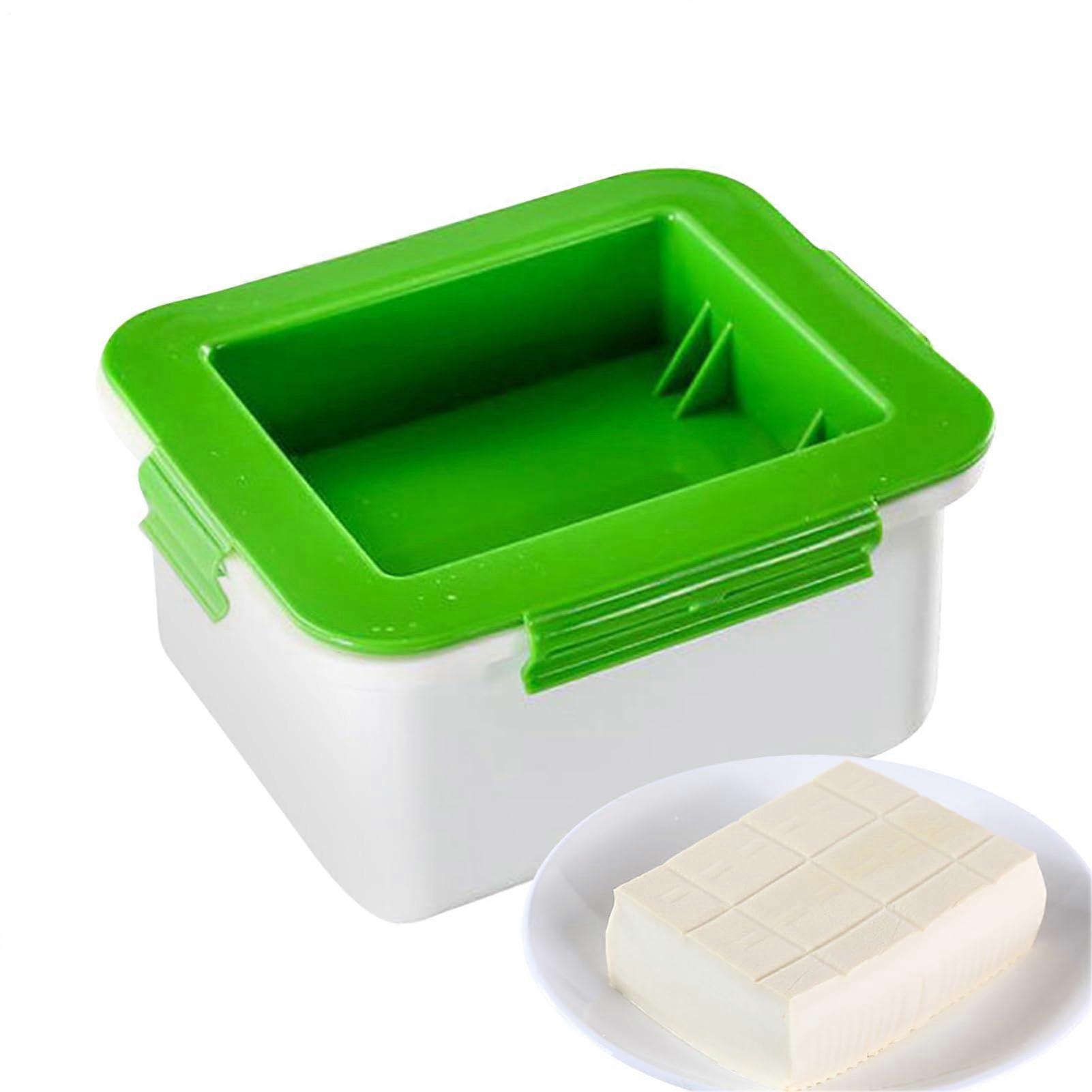 Tofu and Paneer Press with Drip Tray, Efficient Water Extraction, Dishwasher Safe Kitchen Tool