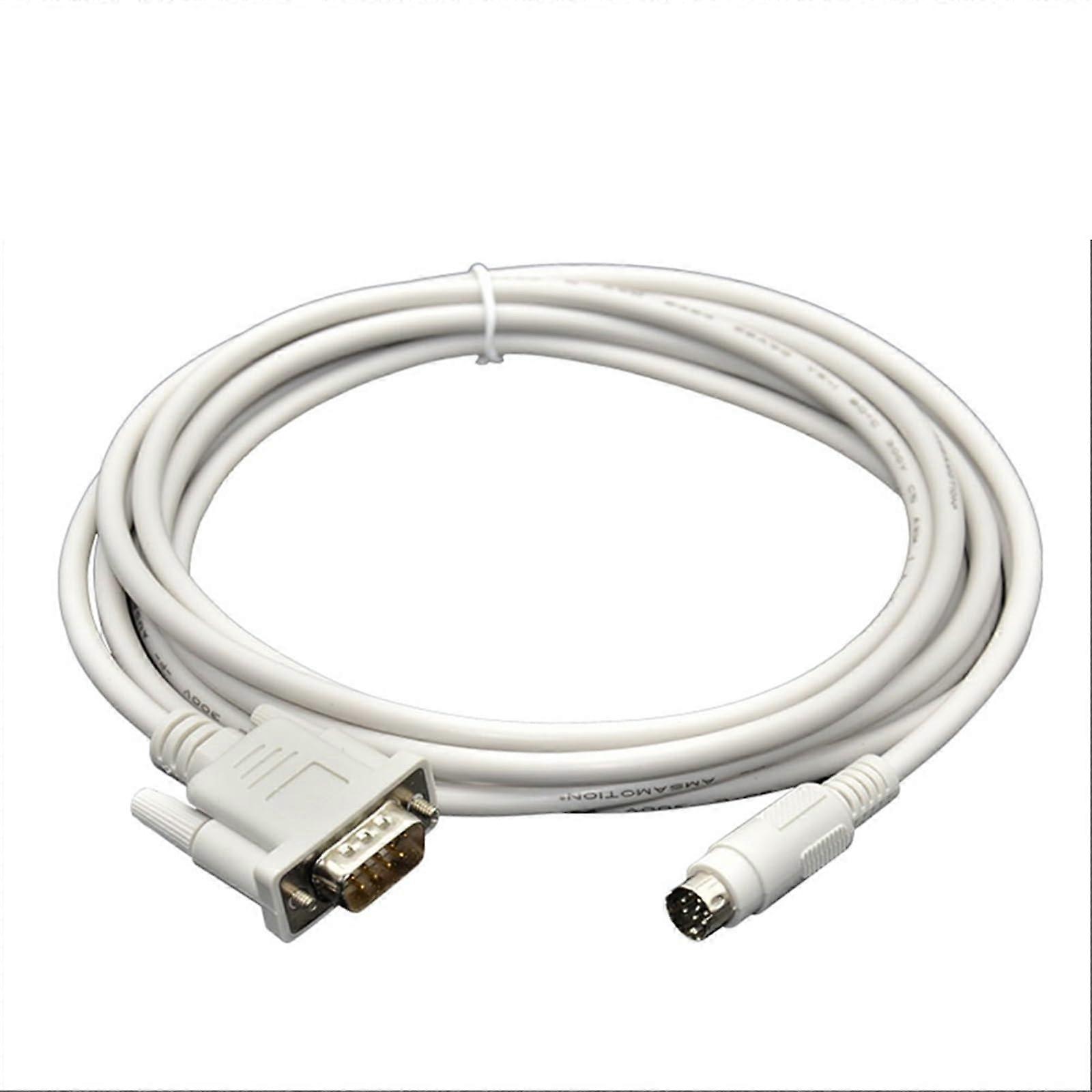 HMI to PLC Programming Cable 3m for DOP107BV/130BQ Compatible with FX3U FX2N FX3G, PlugandPlay Speed