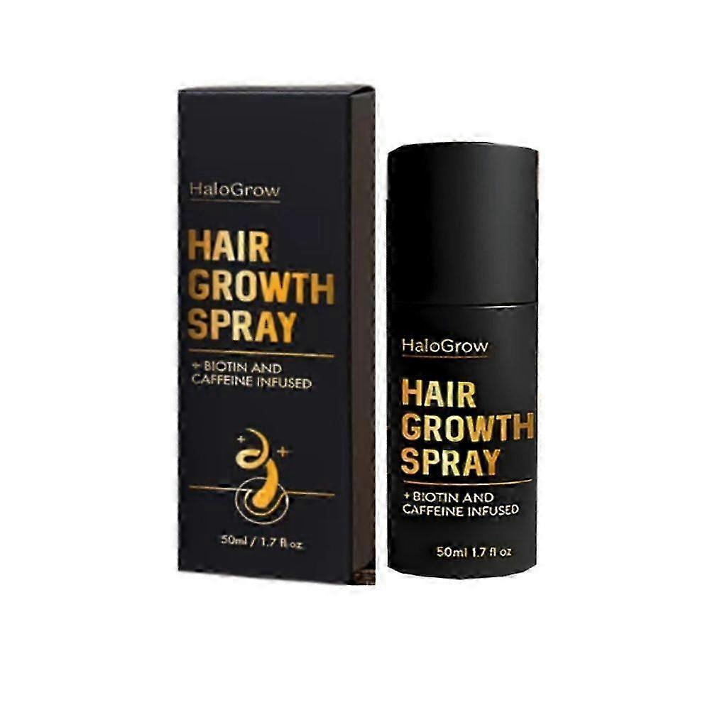 1-3 ks 50ml HaloGrow sprej na růst vlasů, snižuje vypadávání vlasů, biotin, zahušťuje vlasy, jemná mlha na opětovný růst vlasů pro ženy a muže